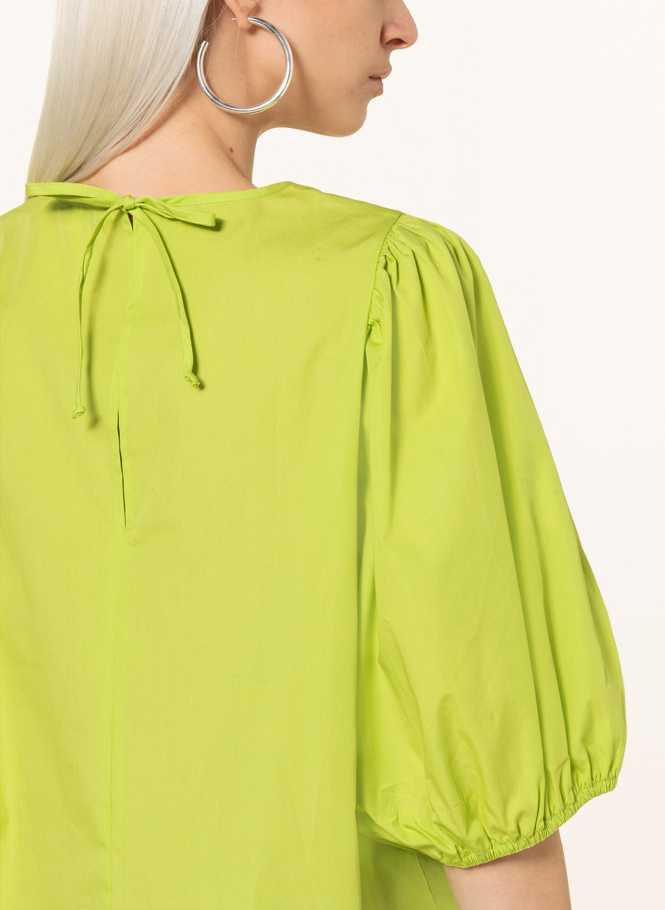 MRS & HUGS Shirt blouse with 3/4 sleeves, Color: LIGHT GREEN (Image 4)