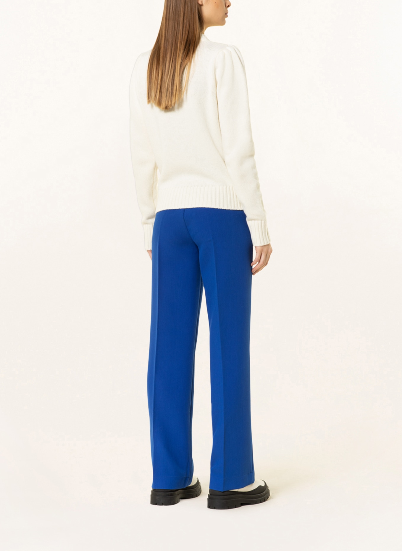 GANNI Sweater, Color: ECRU/ BLUE (Image 3)