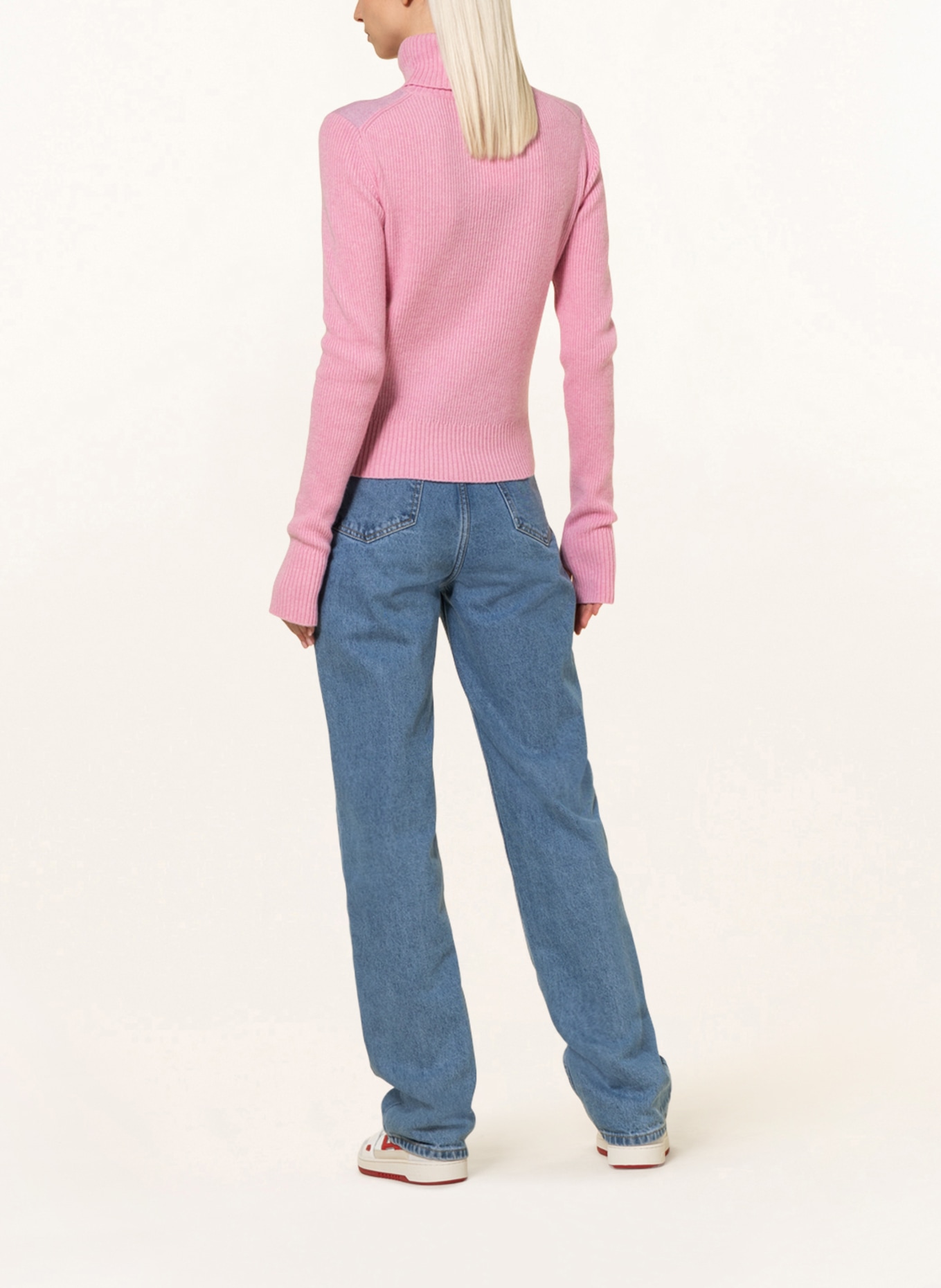 GANNI Turtleneck sweater , Color: PINK (Image 3)