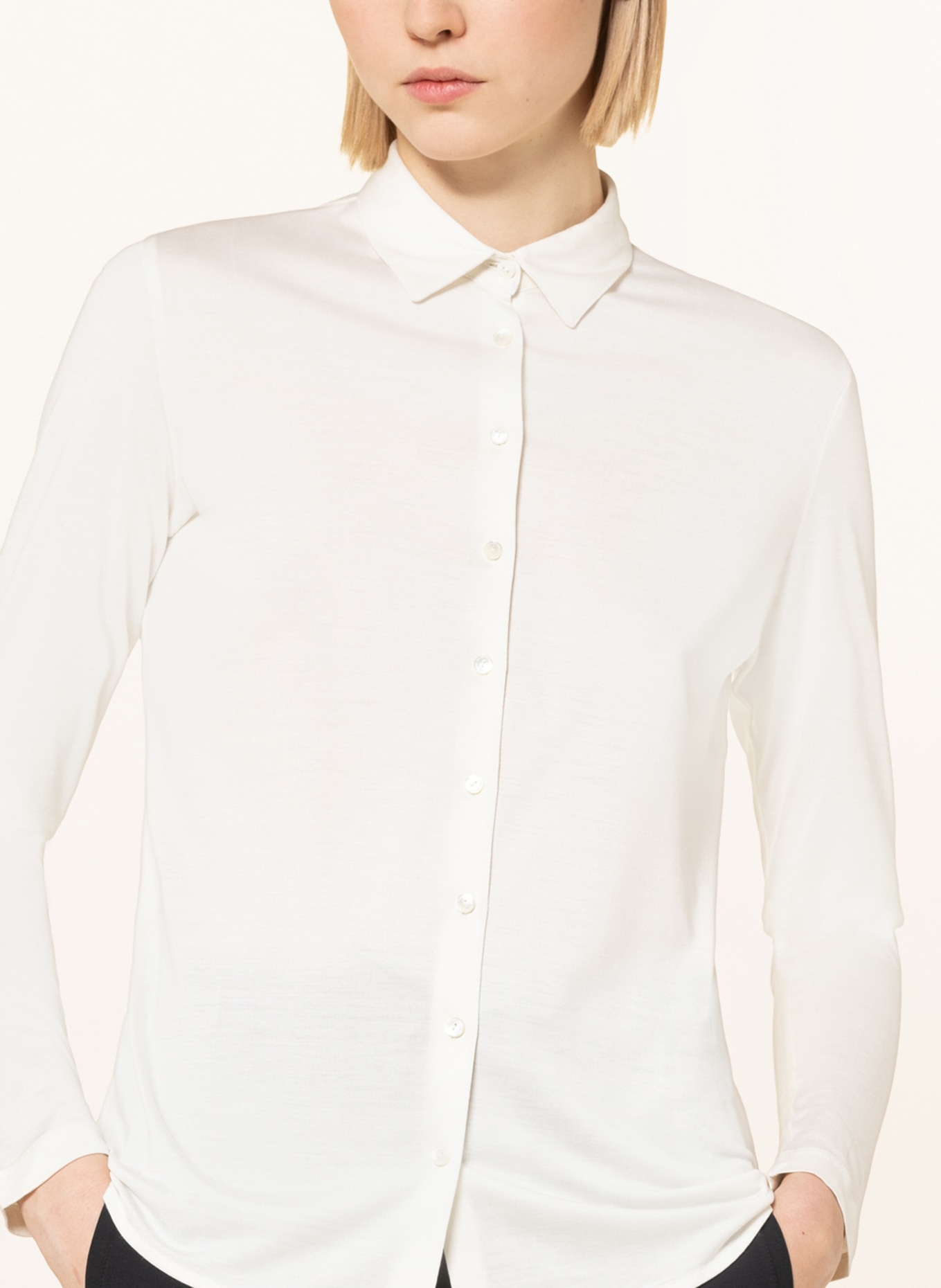 Stefan Brandt Shirt blouse in silk, Color: ECRU (Image 4)