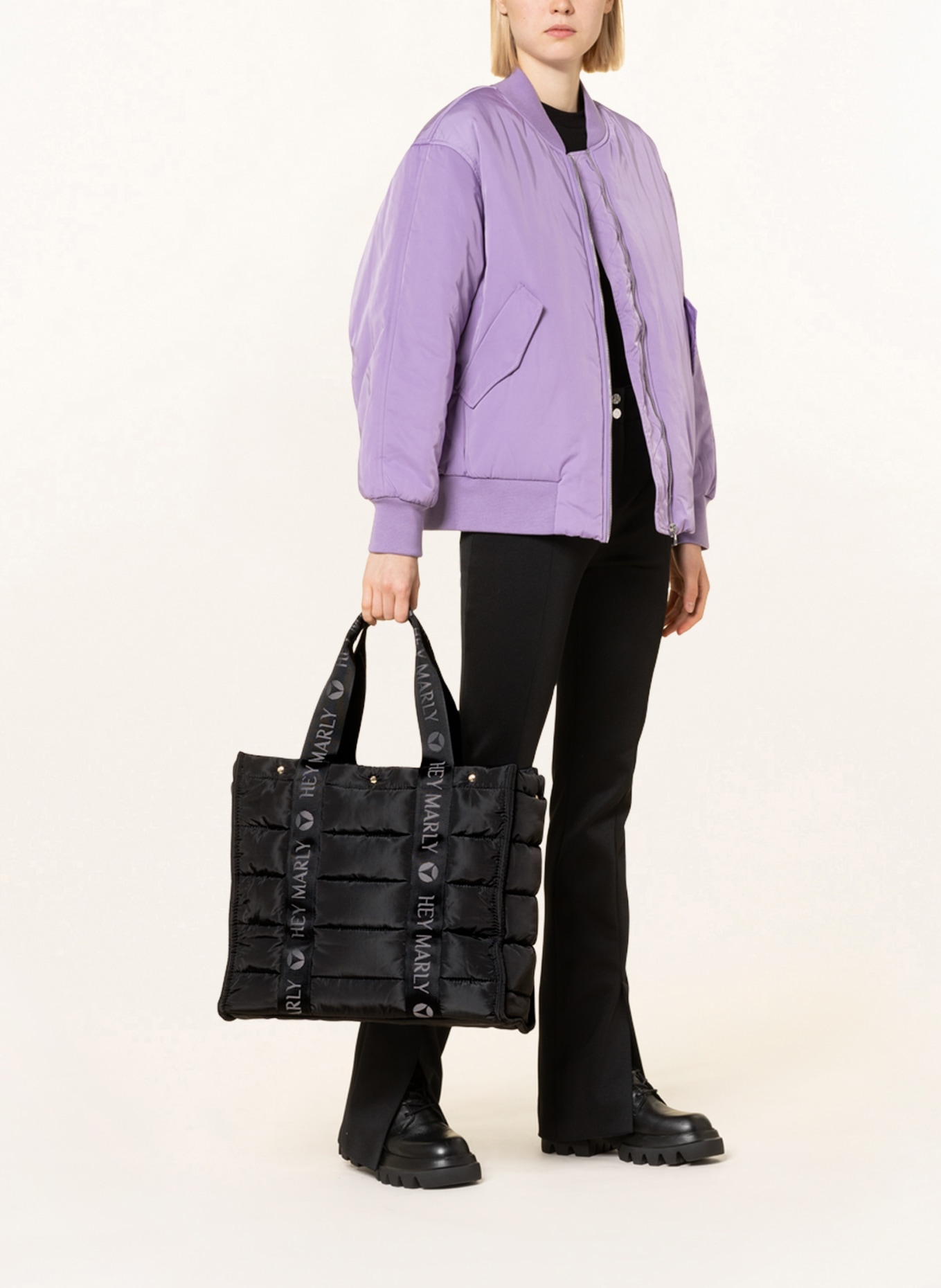 HEY MARLY Shopper, Color: BLACK (Image 4)