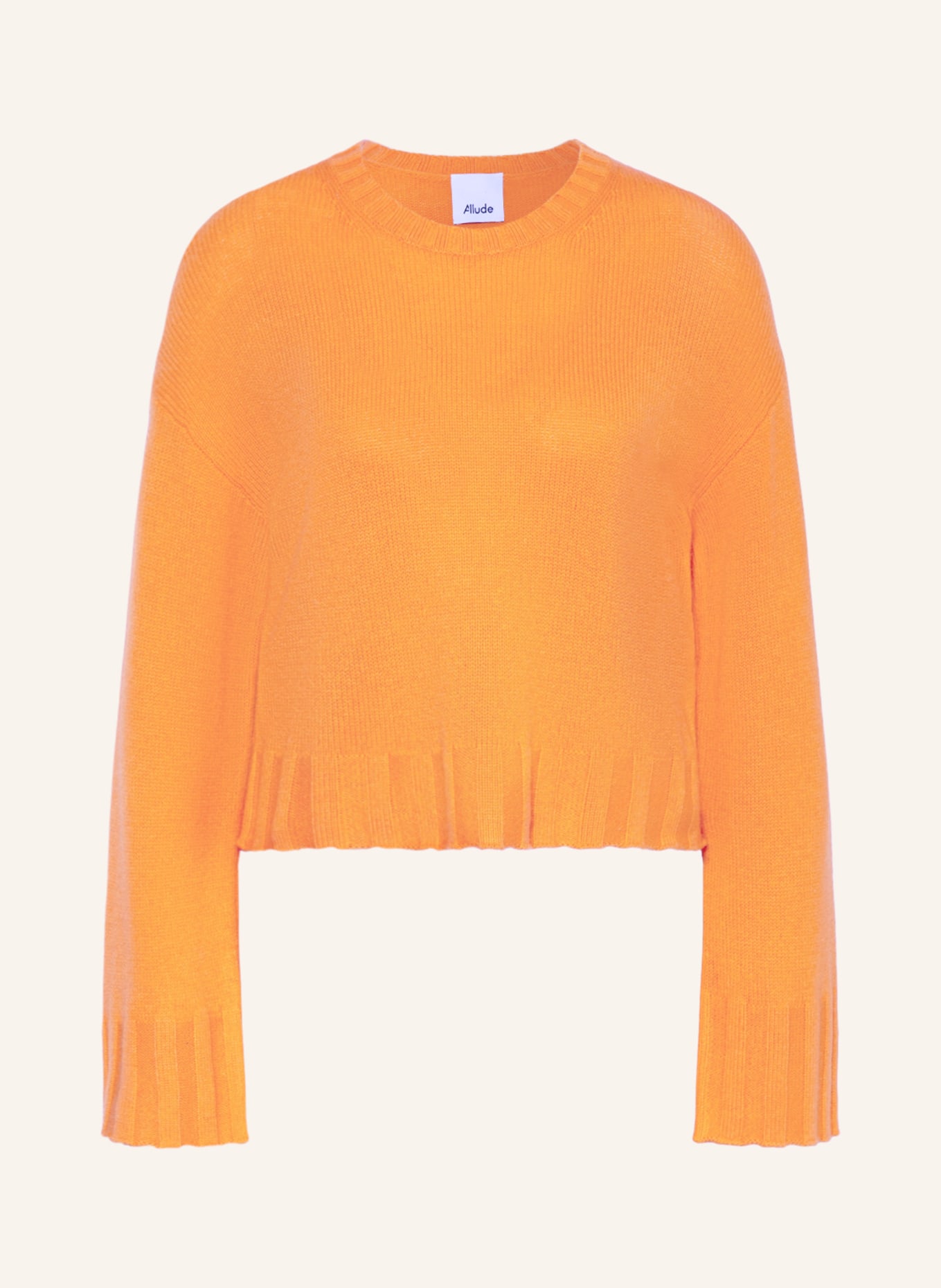 ALLUDE Sweater with cashmere, Color: ORANGE (Image 1)