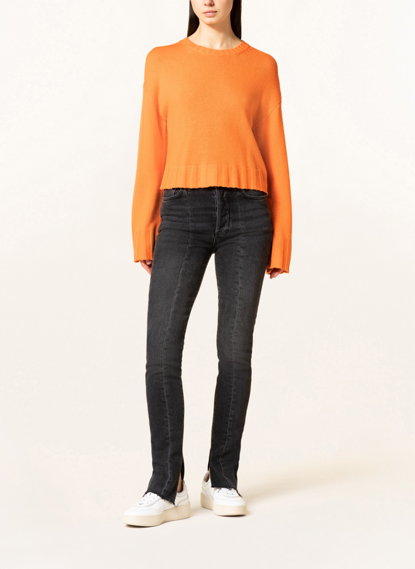 ALLUDE Sweater with cashmere, Color: ORANGE (Image 2)