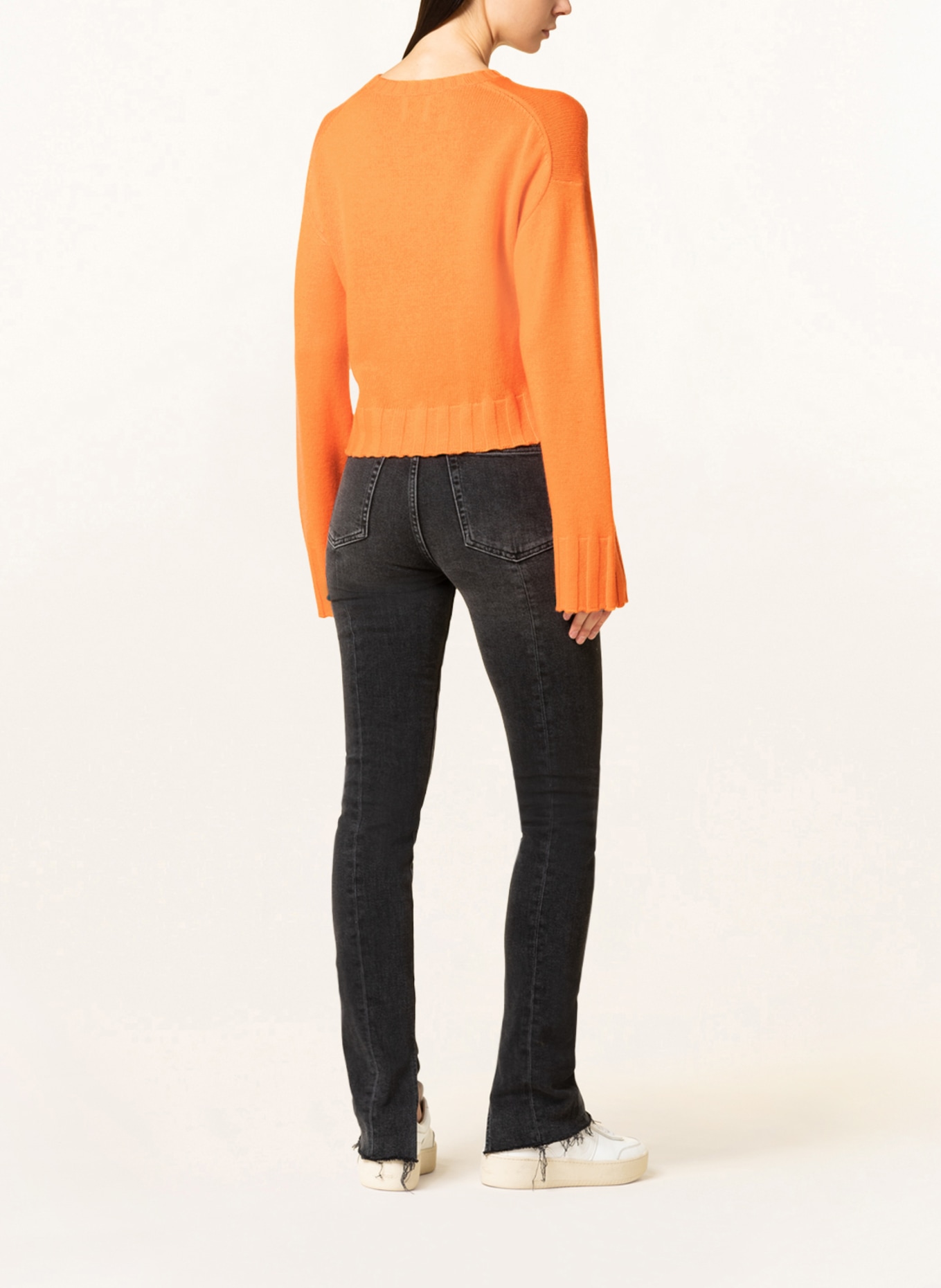 ALLUDE Sweater with cashmere, Color: ORANGE (Image 3)