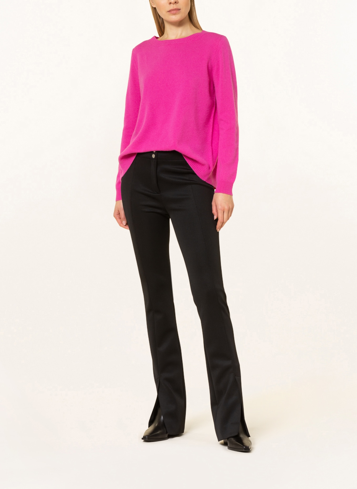 ALLUDE Sweater with cashmere , Color: PINK (Image 2)
