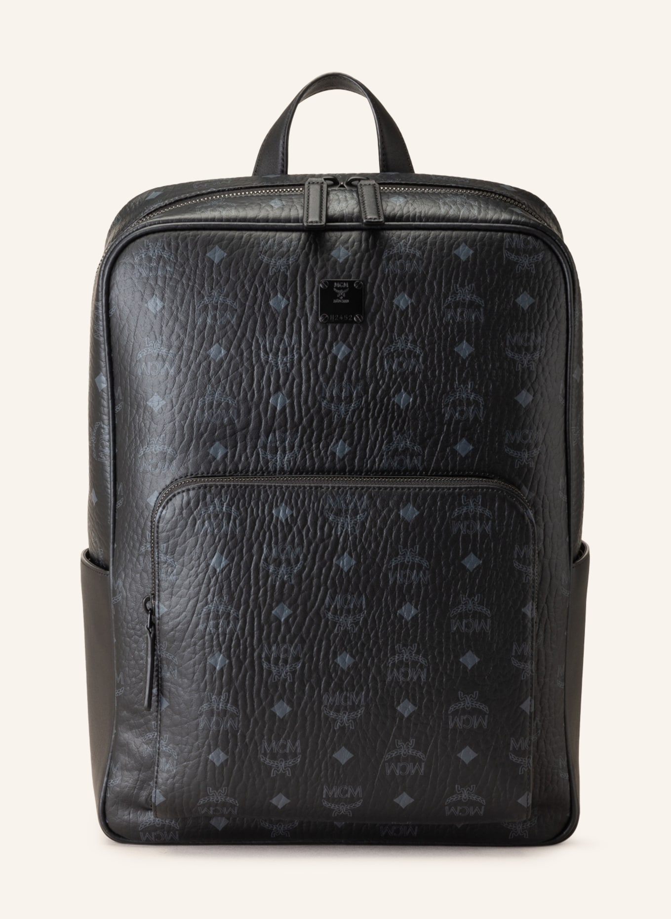 MCM Backpack AREN, Color: BLACK/ GRAY (Image 1)