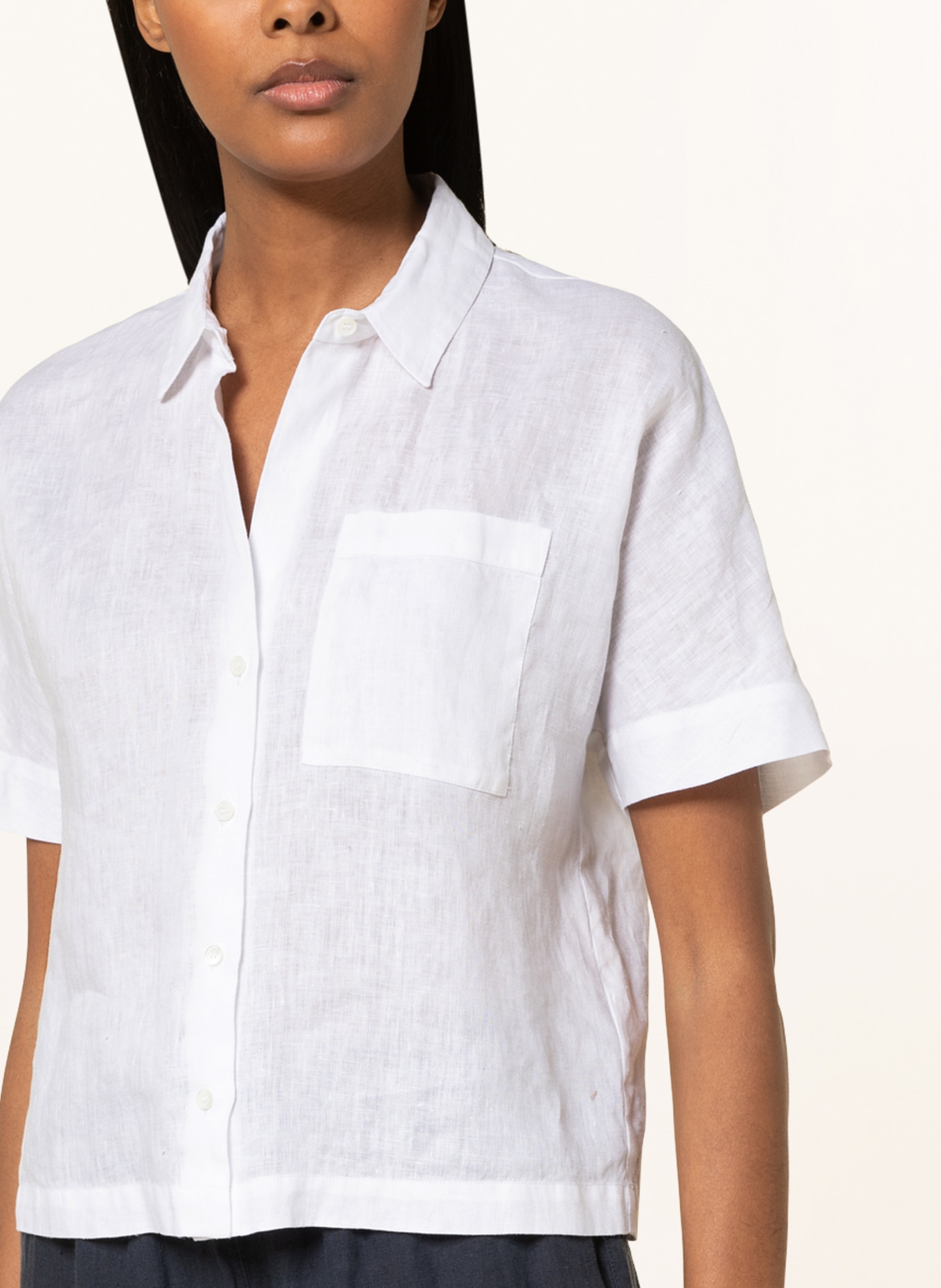 ROBERT FRIEDMAN Shirt blouse made of linen , Color: WHITE (Image 4)