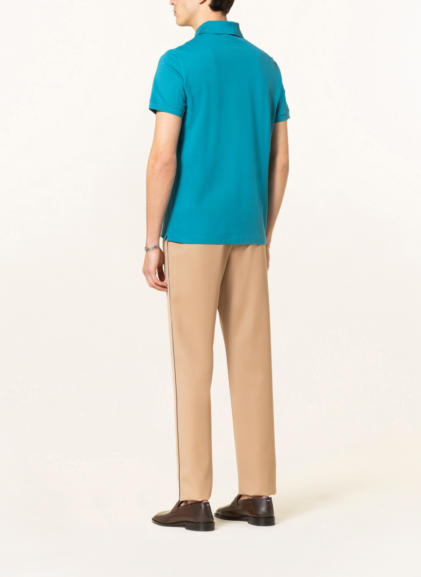 ETRO Piqué polo shirt , Color: TURQUOISE (Image 3)