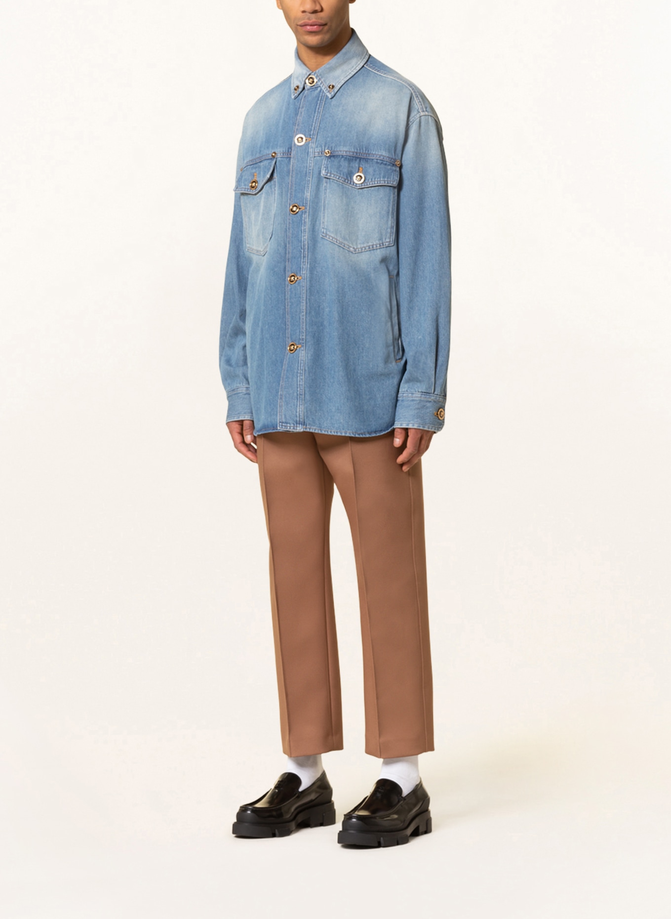 VERSACE Kurtka jeansowa, Kolor: 1D500 BLU LAVATO (Obrazek 2)
