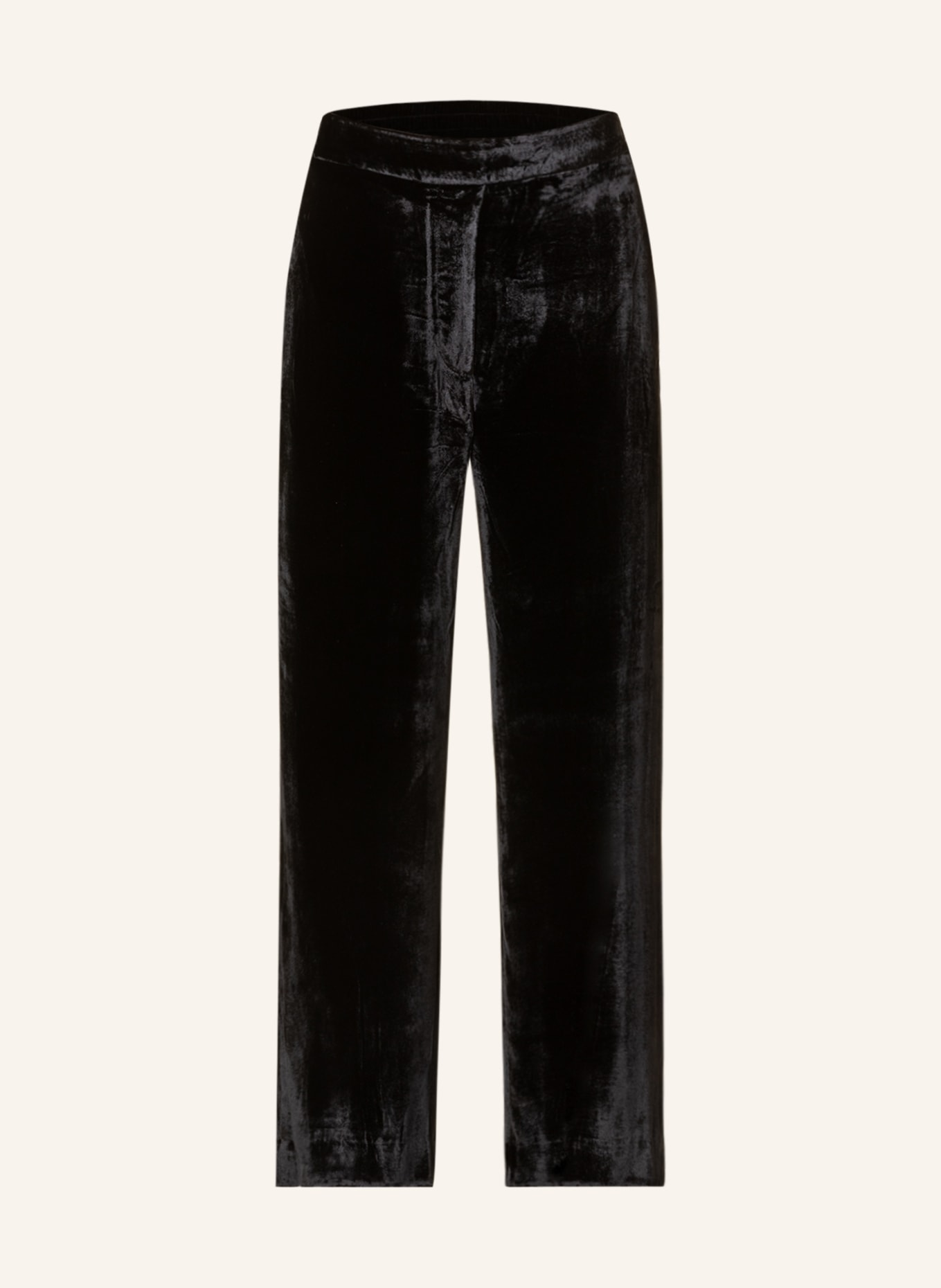COS Velvet pants in jogger style in black