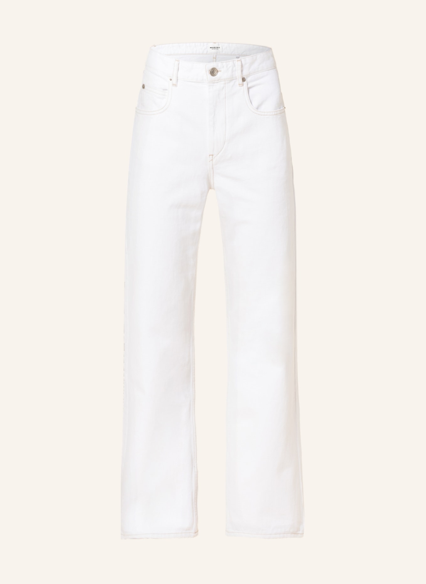 MARANT ÉTOILE Flared jeans BELVIRA, Color: WHITE (Image 1)