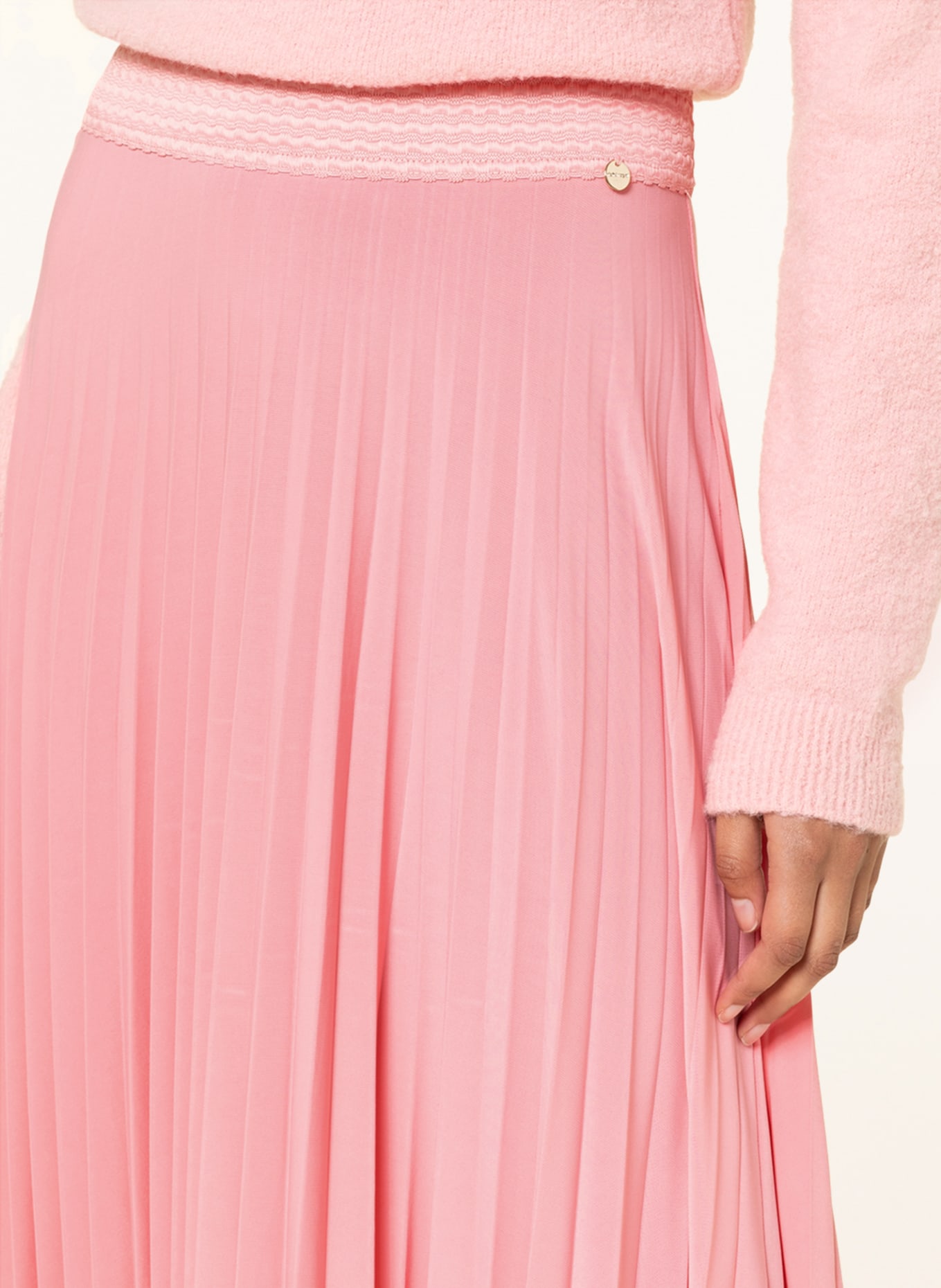 rich&royal Pleated skirt, Color: PINK (Image 4)