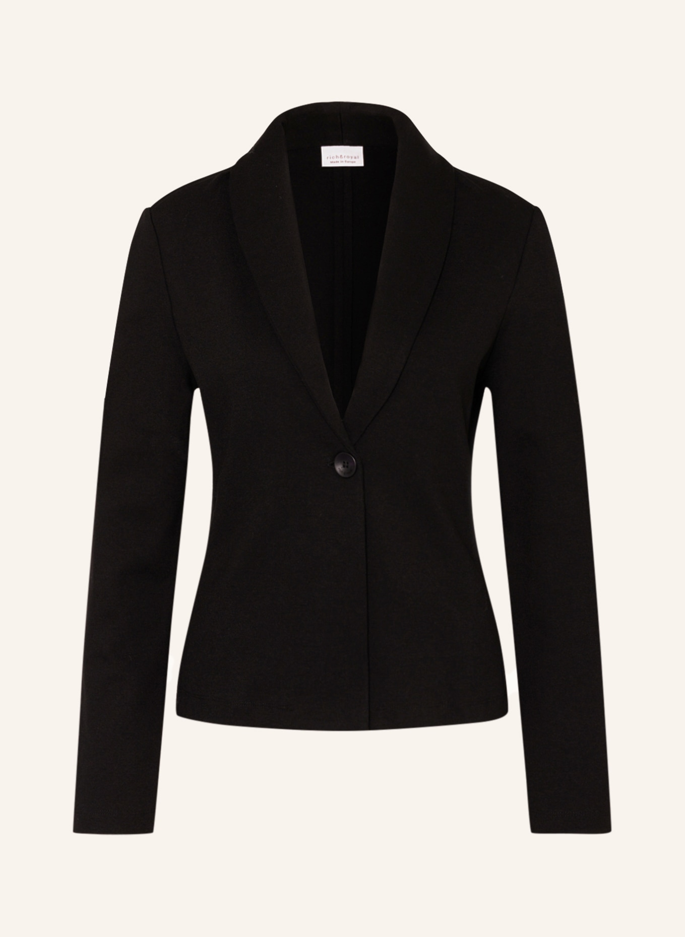 rich&royal Jersey blazer , Color: BLACK (Image 1)
