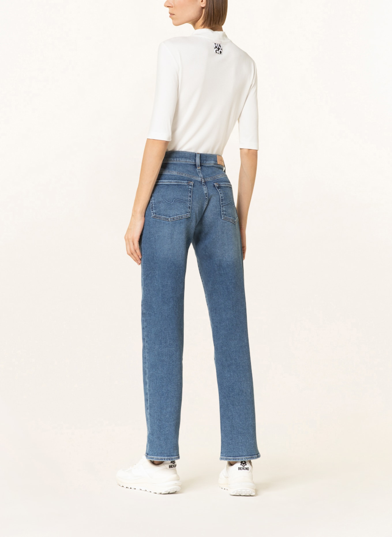 7 for all mankind Straight jeans ELLIE, Color: XI MID BLUE (Image 3)
