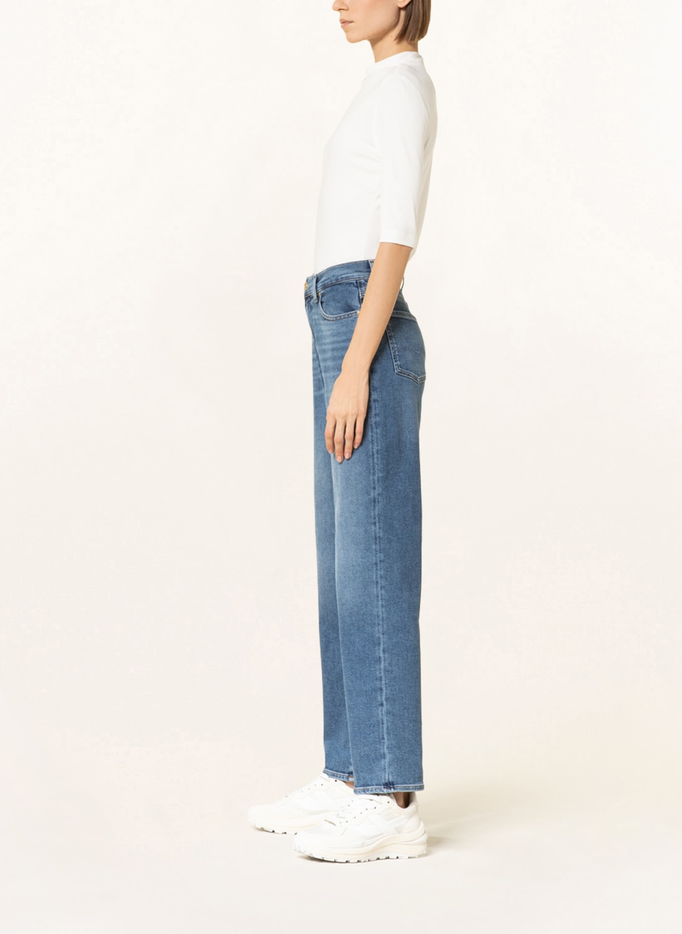 7 for all mankind Straight Jeans ELLIE, Farbe: XI MID BLUE (Bild 4)