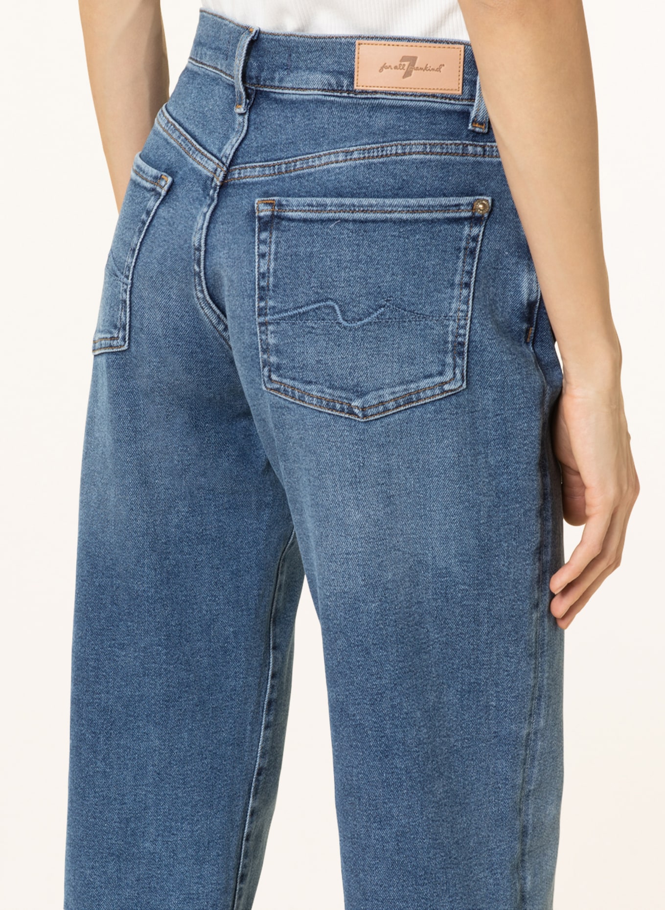 7 for all mankind Straight jeans ELLIE, Color: XI MID BLUE (Image 5)
