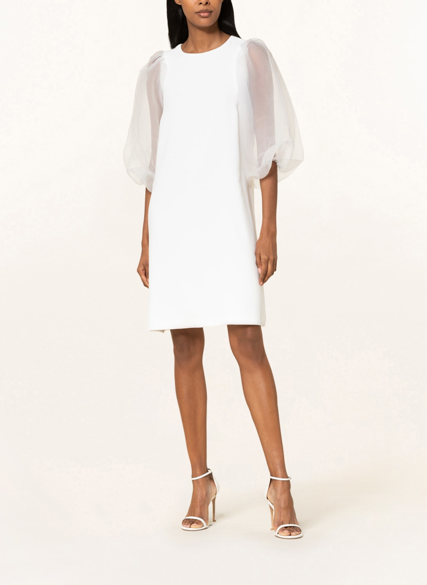 VM Vera Mont Cocktail dress with 3/4 sleeves, Color: WHITE (Image 2)