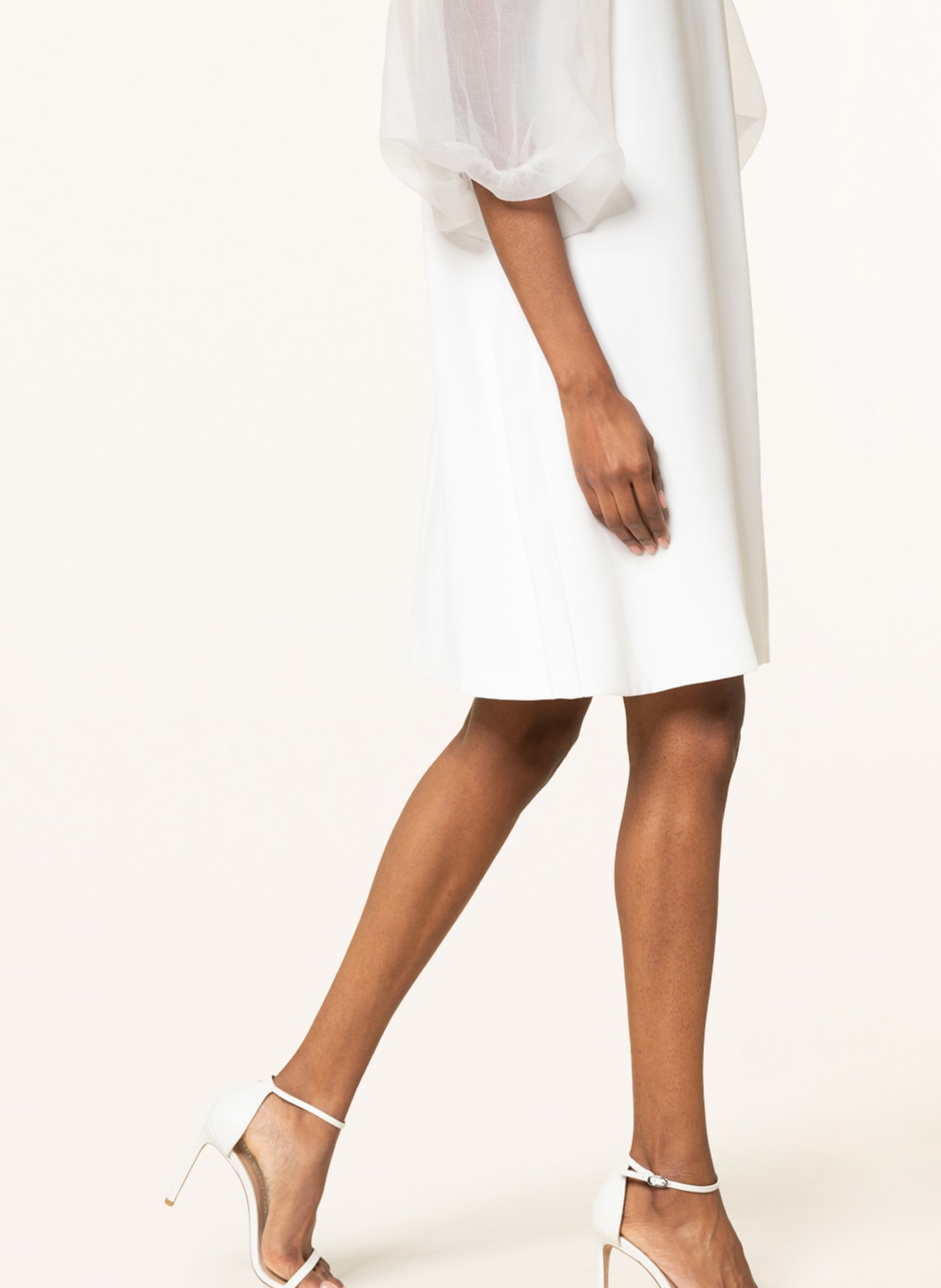 VM Vera Mont Cocktail dress with 3/4 sleeves, Color: WHITE (Image 4)