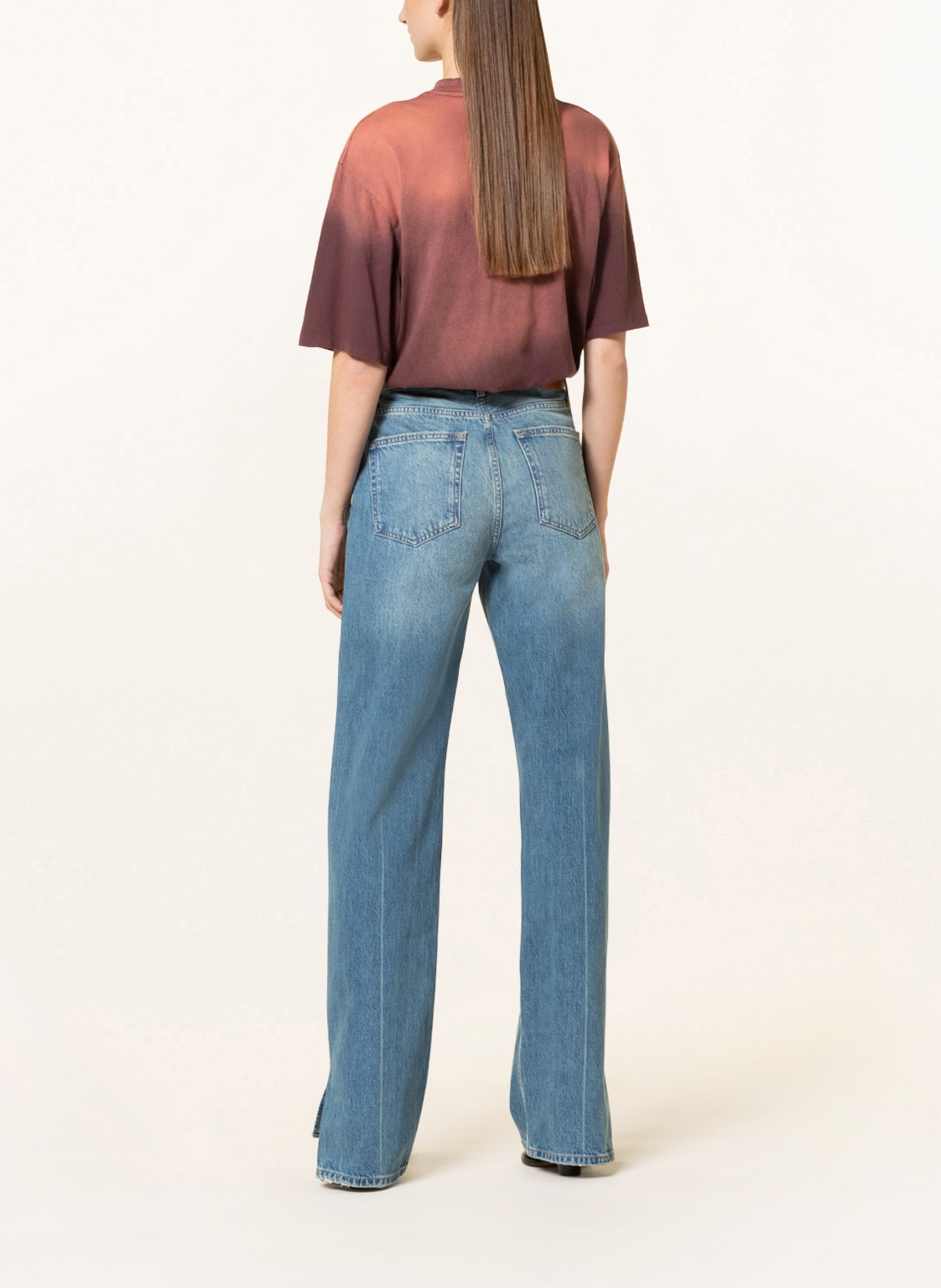 ANINE BING Straight jeans ROY, Color: WASHED BLUE WASHED BLUE (Image 3)