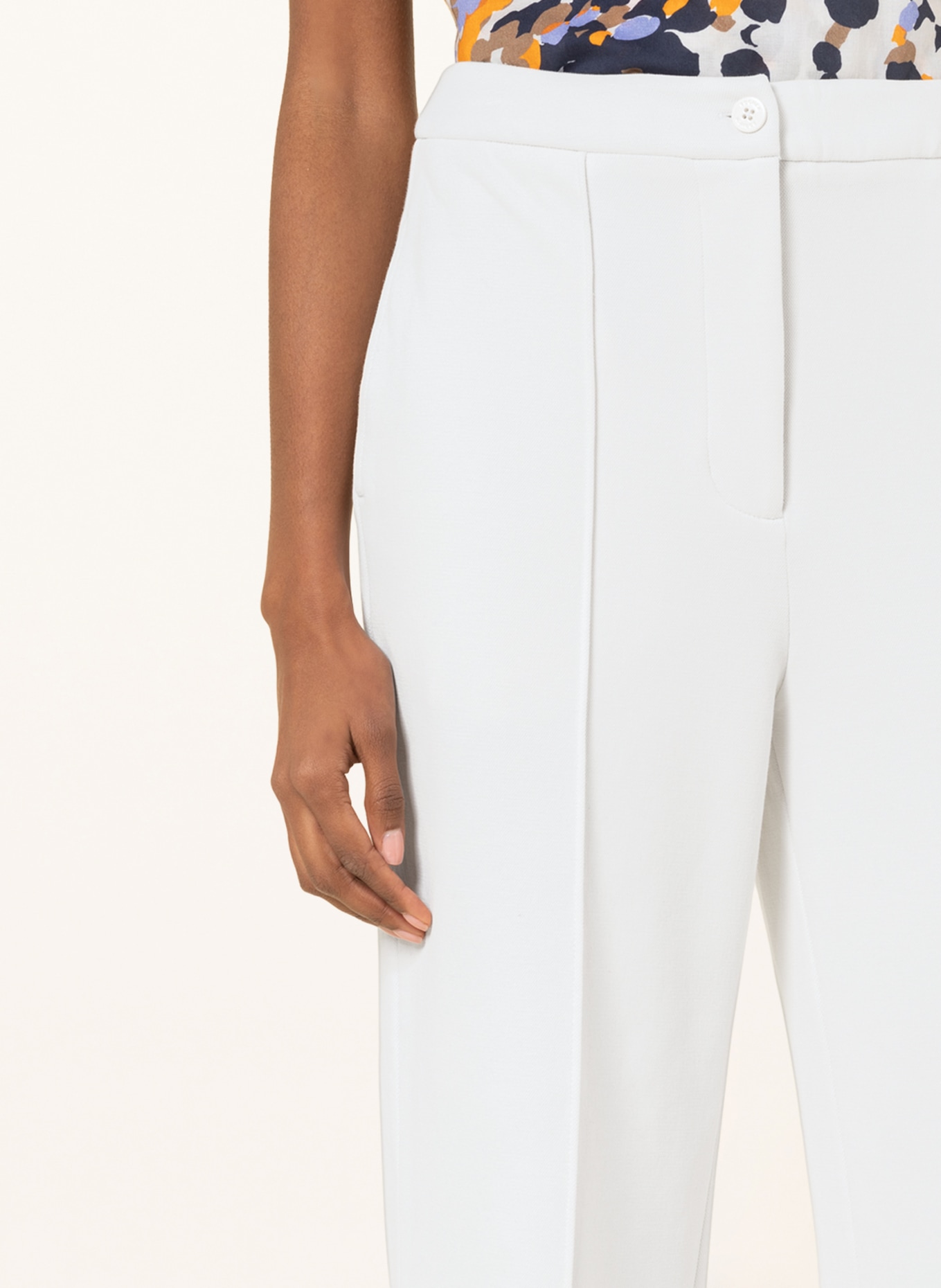 BOGNER Wide leg trousers GRETA, Color: WHITE (Image 5)