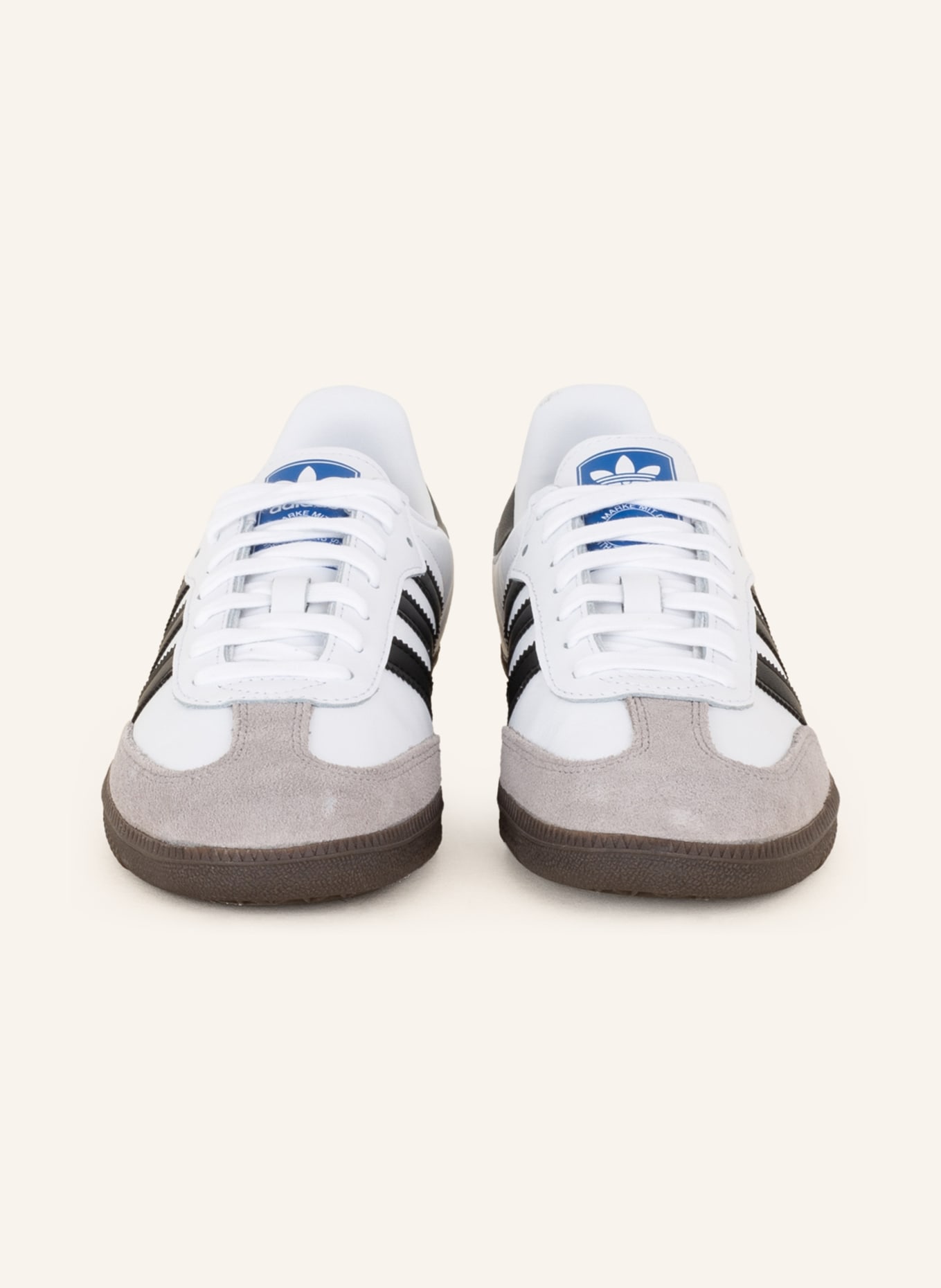 adidas Originals Sneaker SAMBA OG, Farbe: WEISS/ SCHWARZ/ GRAU (Bild 3)