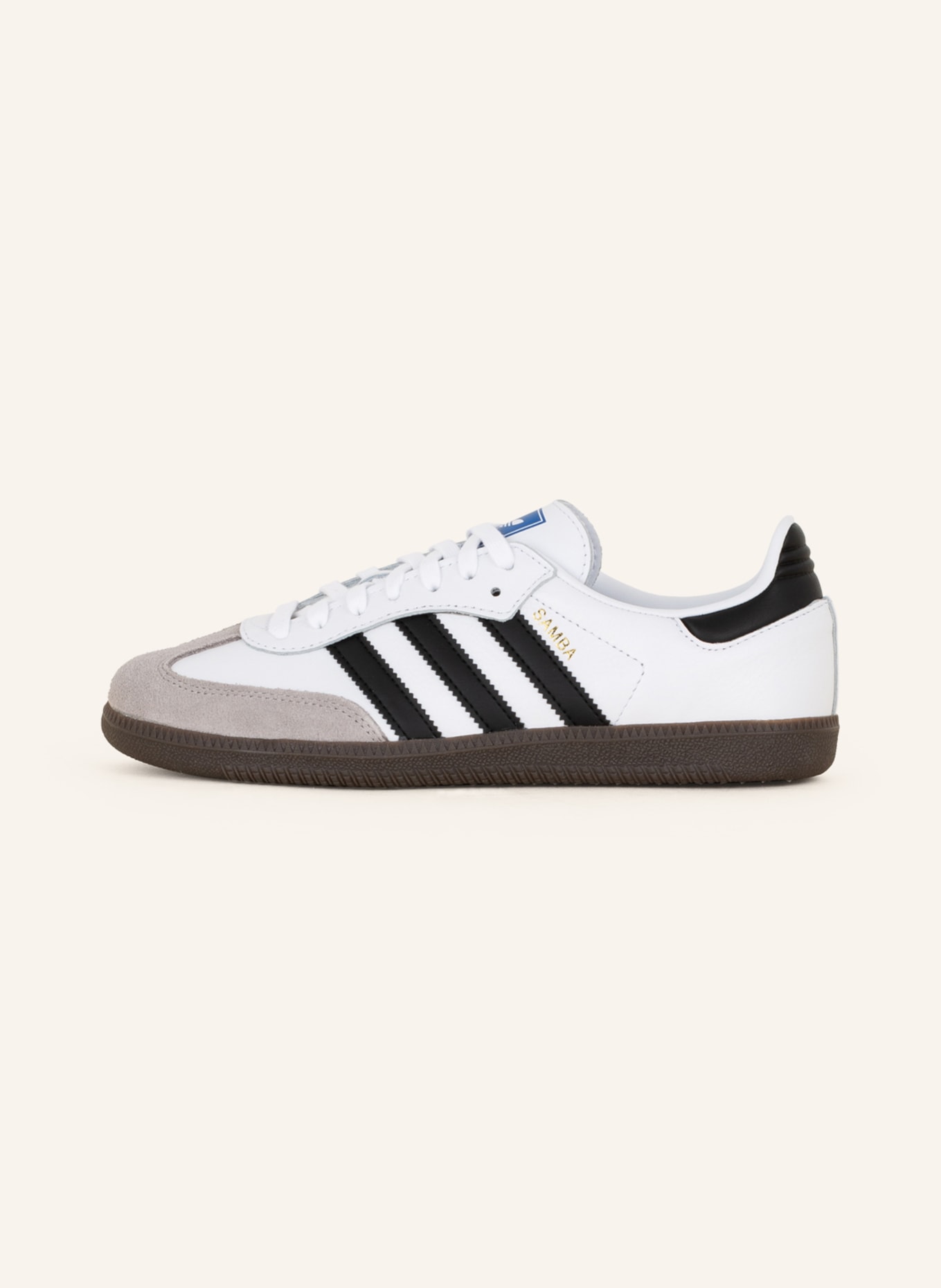Adidas Originals Sneaker SAMBA OG In Weiss Schwarz Grau