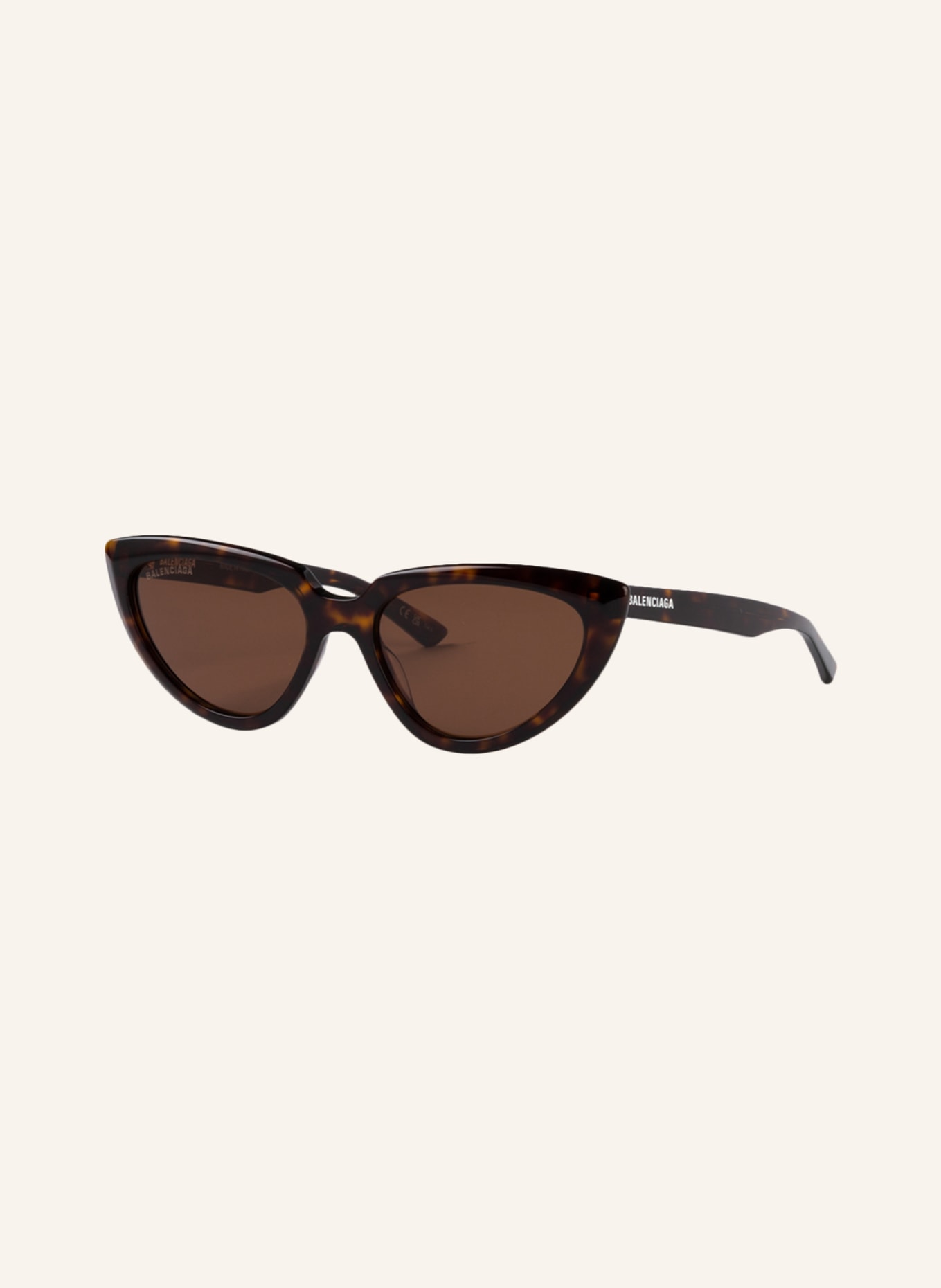 BALENCIAGA Sunglasses BB0182S, Color: 1800D1 - HAVANA/ BROWN (Image 1)