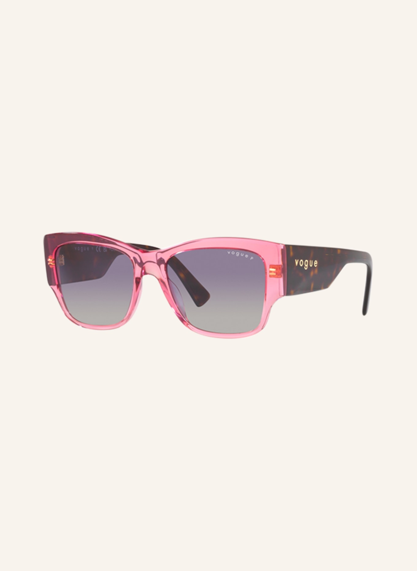 VOGUE Sunglasses VO5462S, Color: 28368J - PINK/ PURPLE/ GRAY POLARIZED (Image 1)