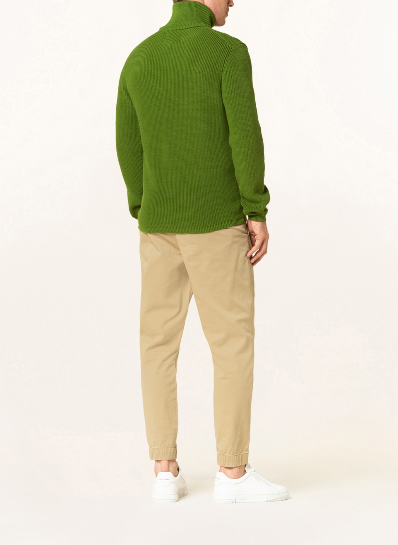 Marc O'Polo Half-zip sweater, Color: GREEN (Image 3)