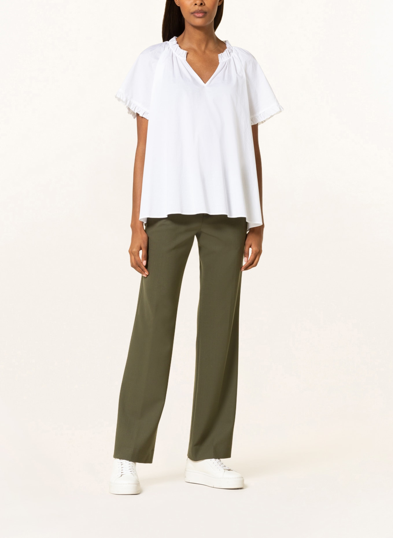 Soluzione Shirt blouse , Color: WHITE (Image 2)