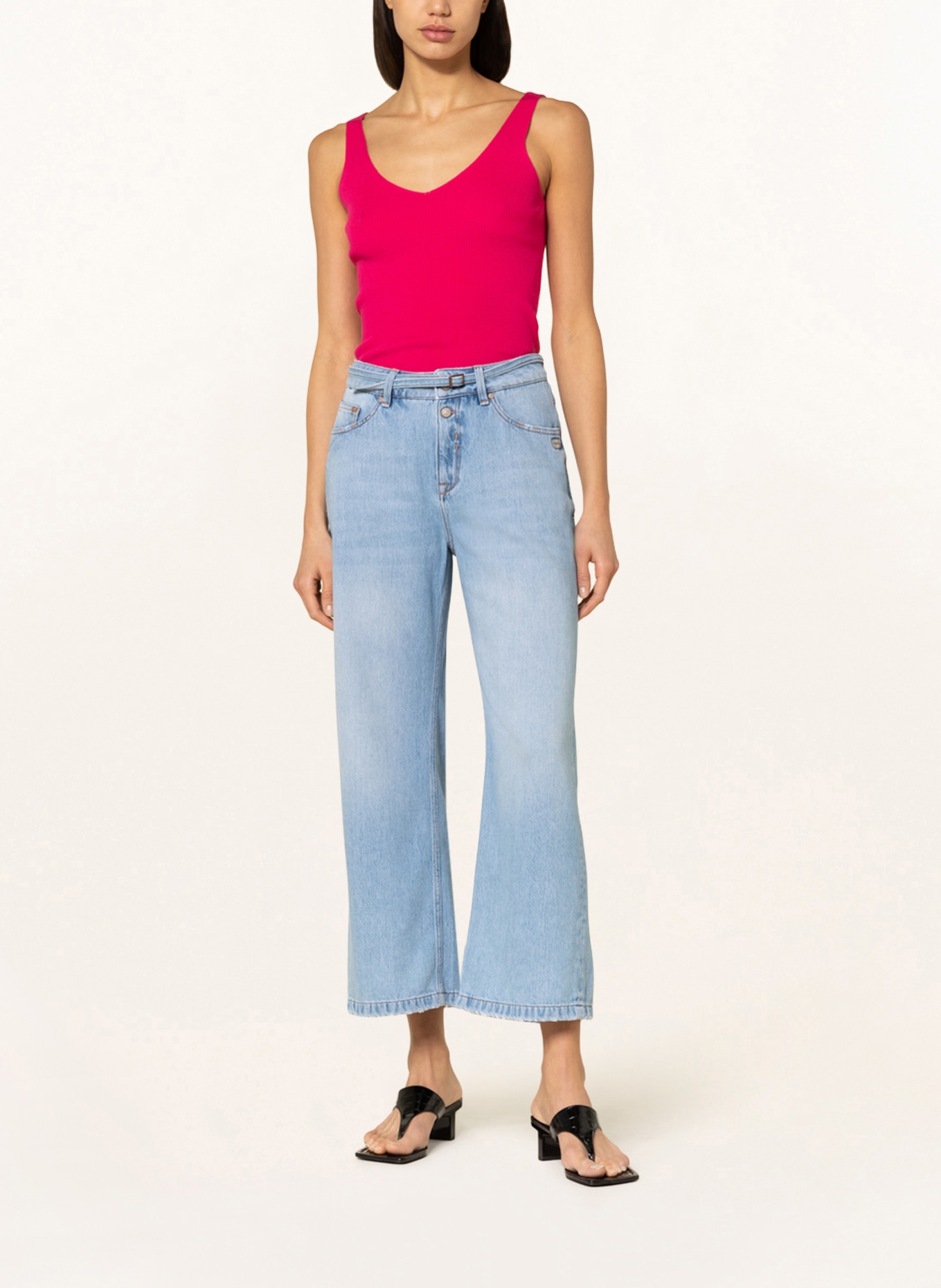 GANG Jeans-Culotte LORETTA, Farbe: 7382 light indigo (Bild 2)
