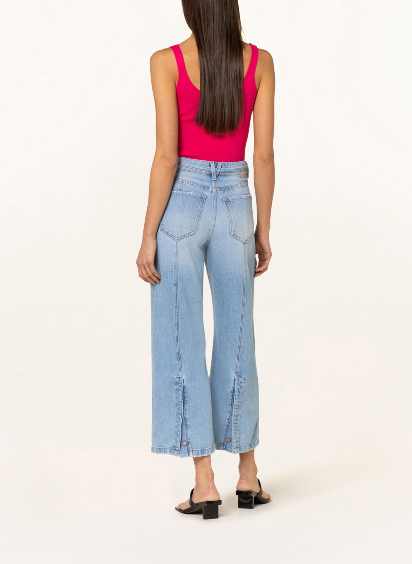 GANG Jeans-Culotte LORETTA, Farbe: 7382 light indigo (Bild 3)