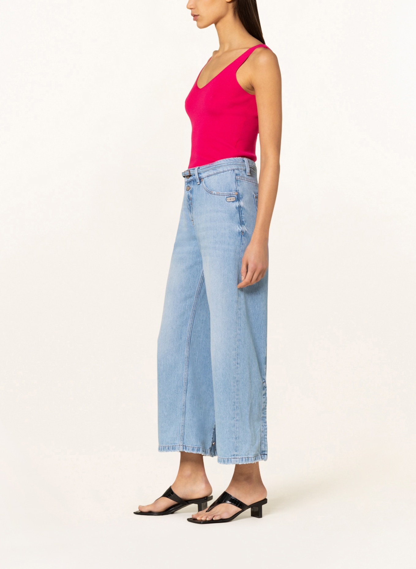 GANG Jeans-Culotte LORETTA, Farbe: 7382 light indigo (Bild 4)