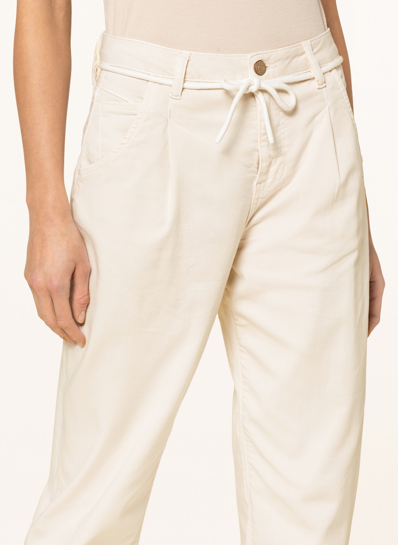GANG Kalhoty SILVIA v joggingovém stylu, Barva: 6042 tofu (Obrázek 5)