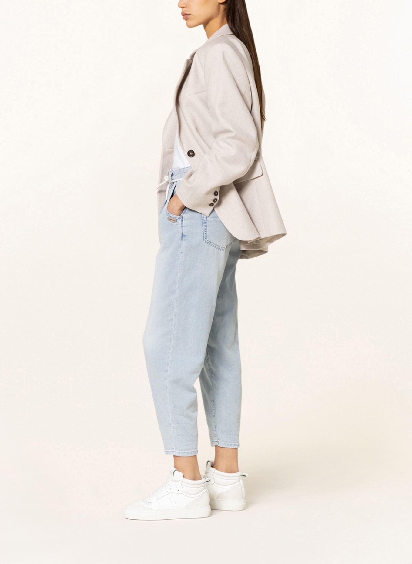 GANG Jeans SILVIA in jogger style , Color: 7675 summer ice blue (Image 4)