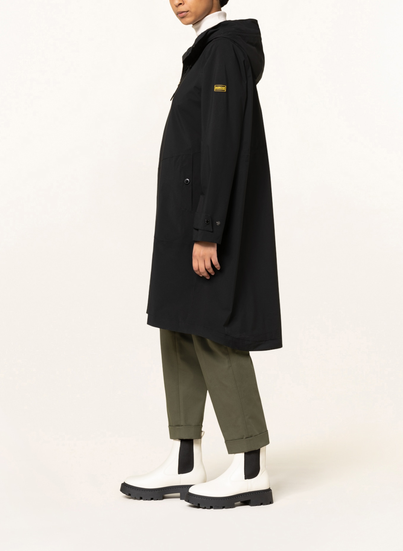 BARBOUR INTERNATIONAL Raincoat WHITLOCK, Color: BLACK (Image 4)