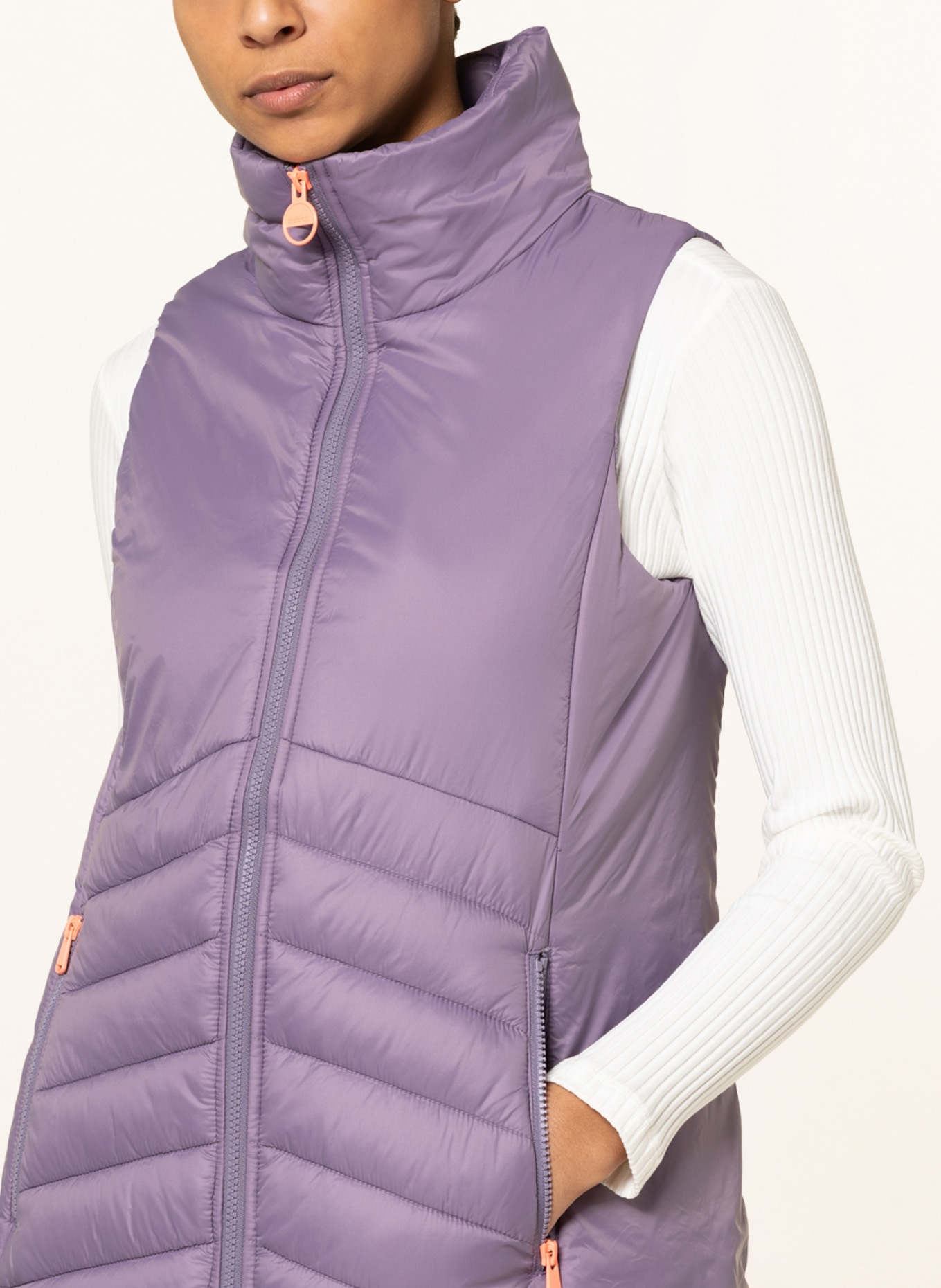 BARBOUR INTERNATIONAL Quilted vest TAYLOR, Color: PURPLE (Image 4)