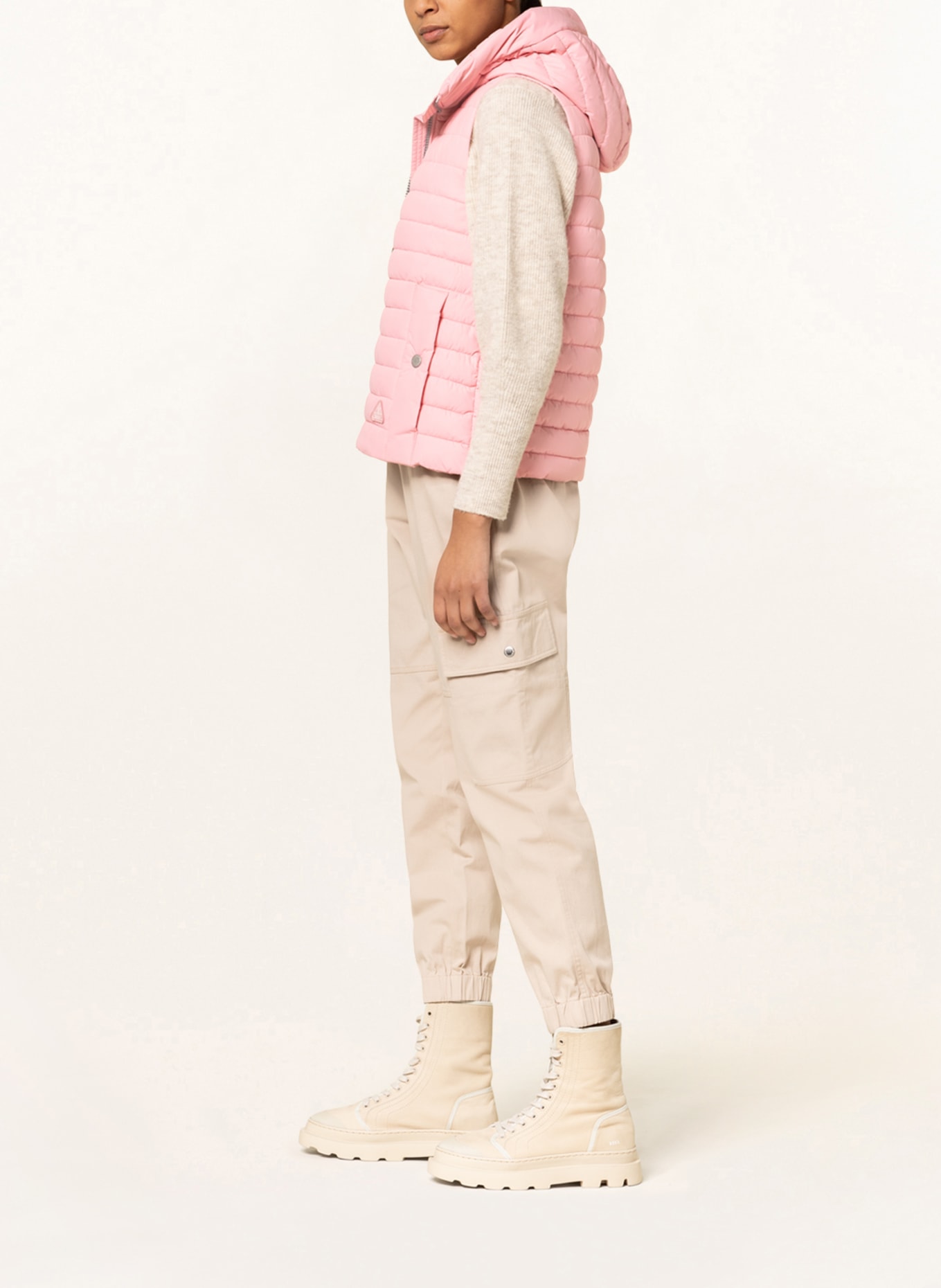Barbour Quilted vest OXEYE, Color: PINK (Image 4)