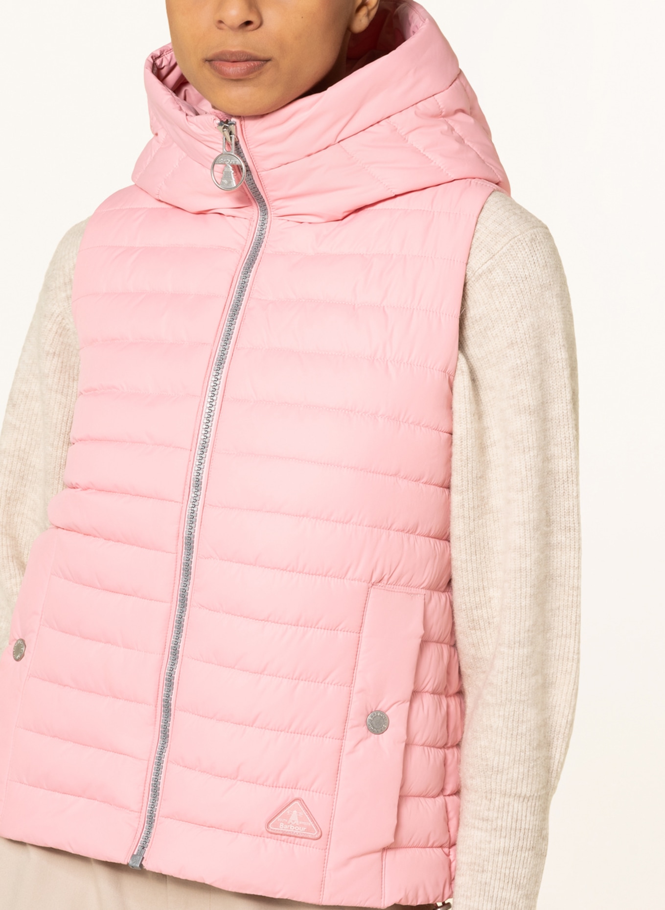 Barbour Quilted vest OXEYE, Color: PINK (Image 5)
