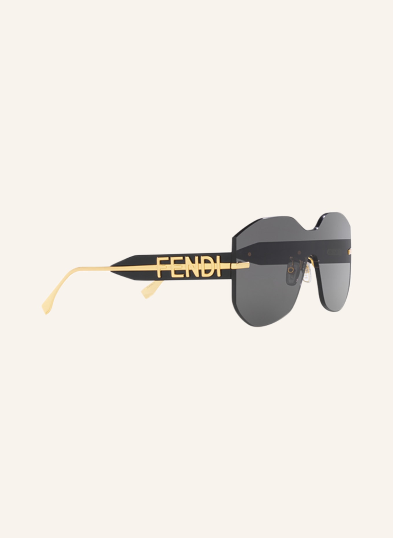 FENDI Sunglasses FN000635, Color: 2390L1 - GOLD/ DARK GRAY (Image 3)