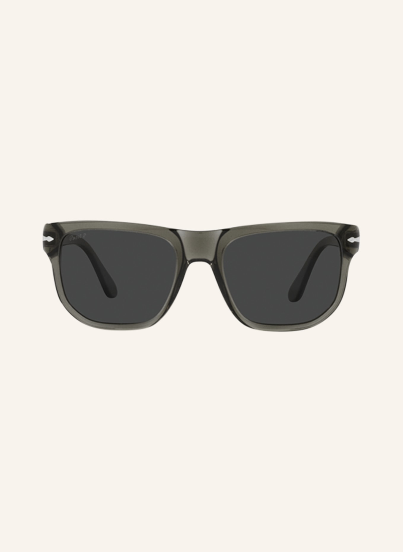 Persol Sunglasses PO3306S, Color: 110348 - GRAY/ DARK GRAY POLARIZED (Image 2)