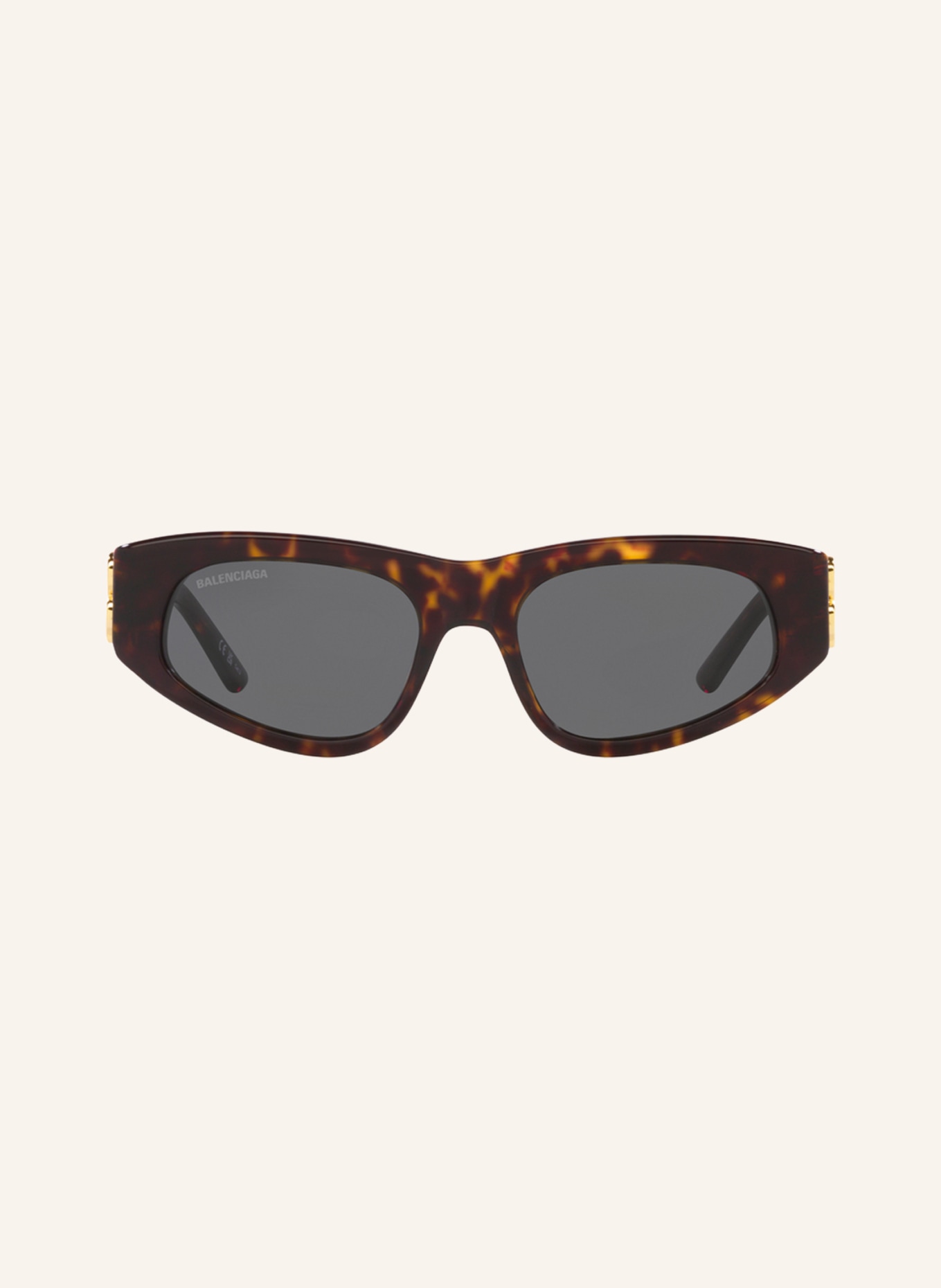 BALENCIAGA Okulary przeciwsłoneczne BB0095S: 1800J1 – HAVANA/ ZIELONY