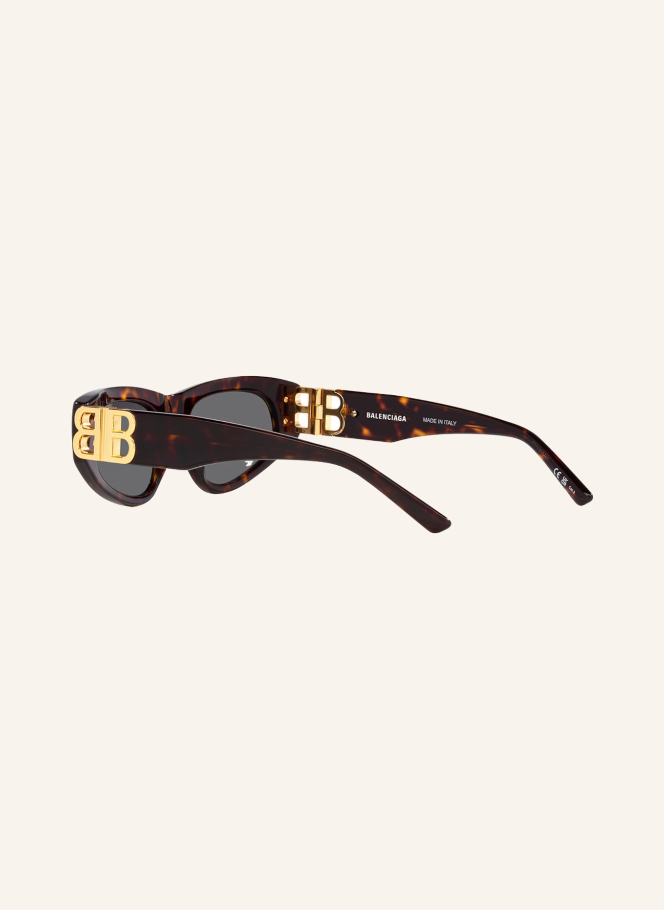 BALENCIAGA Okulary przeciwsłoneczne BB0095S: 1800J1 – HAVANA/ ZIELONY