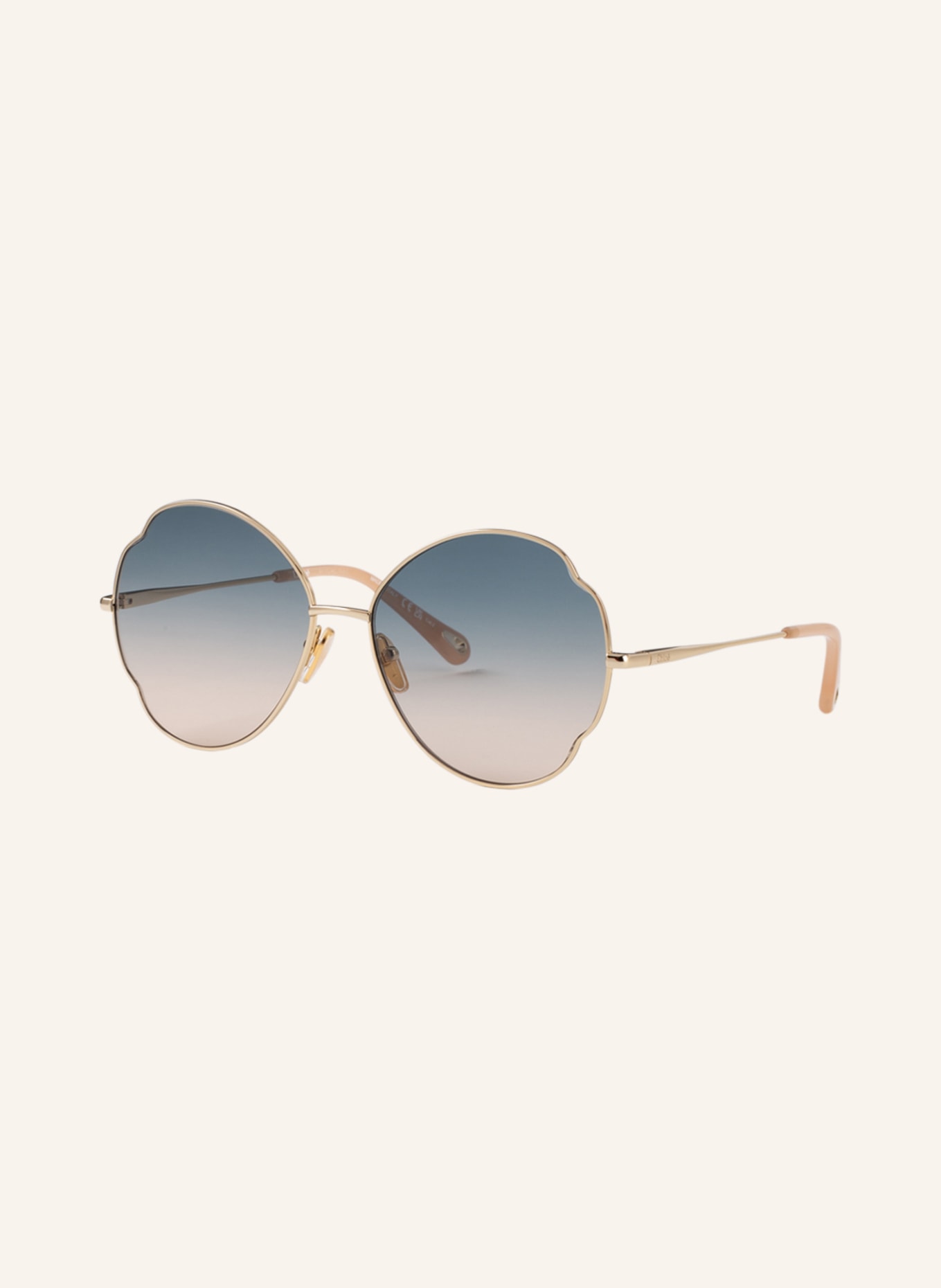 Chloé Sunglasses JONI, Color: 2350I1 - GOLD/ BLUE GRADIENT (Image 1)