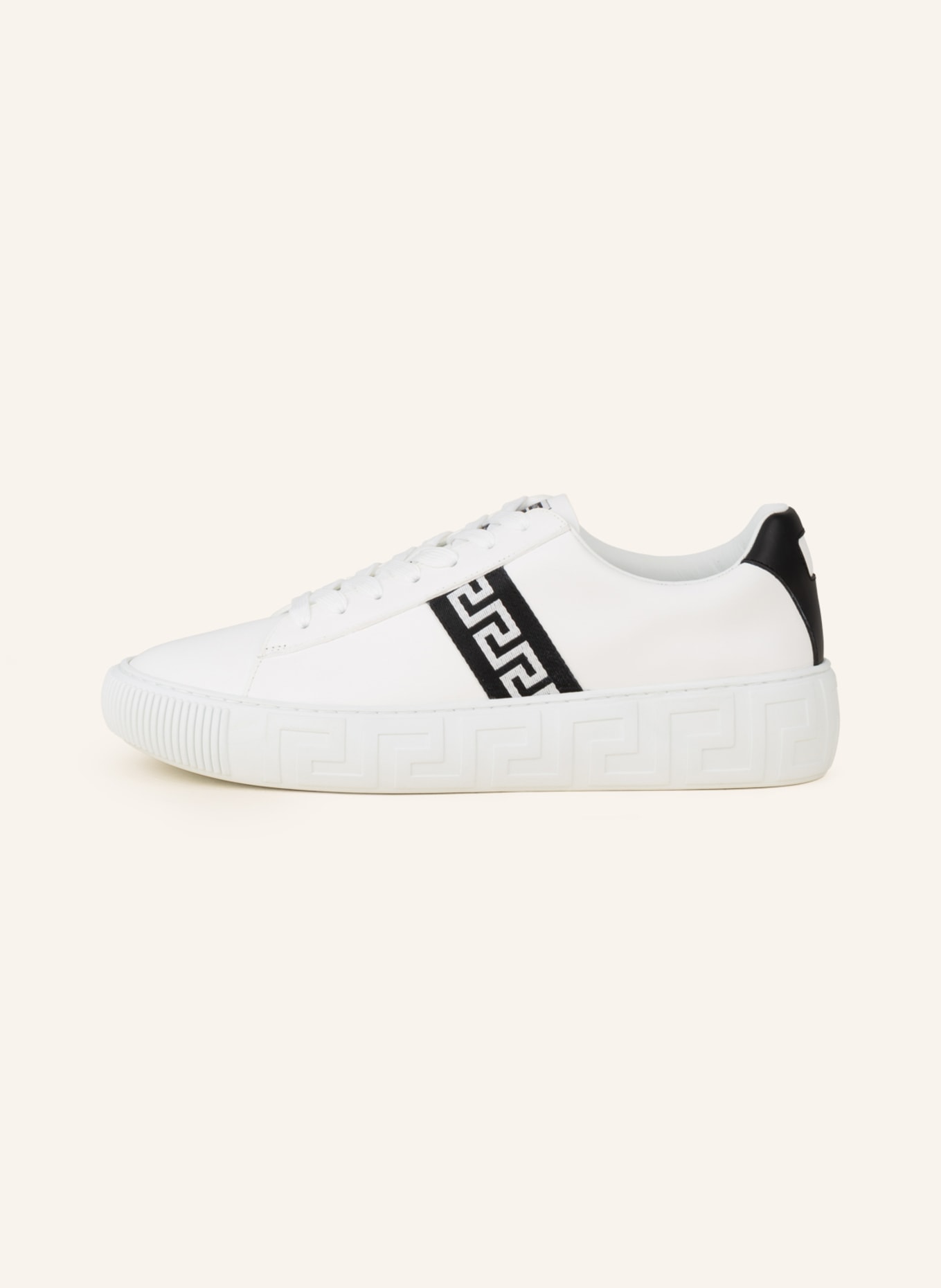 VERSACE Sneakers GRECA, Color: WHITE/ BLACK (Image 4)