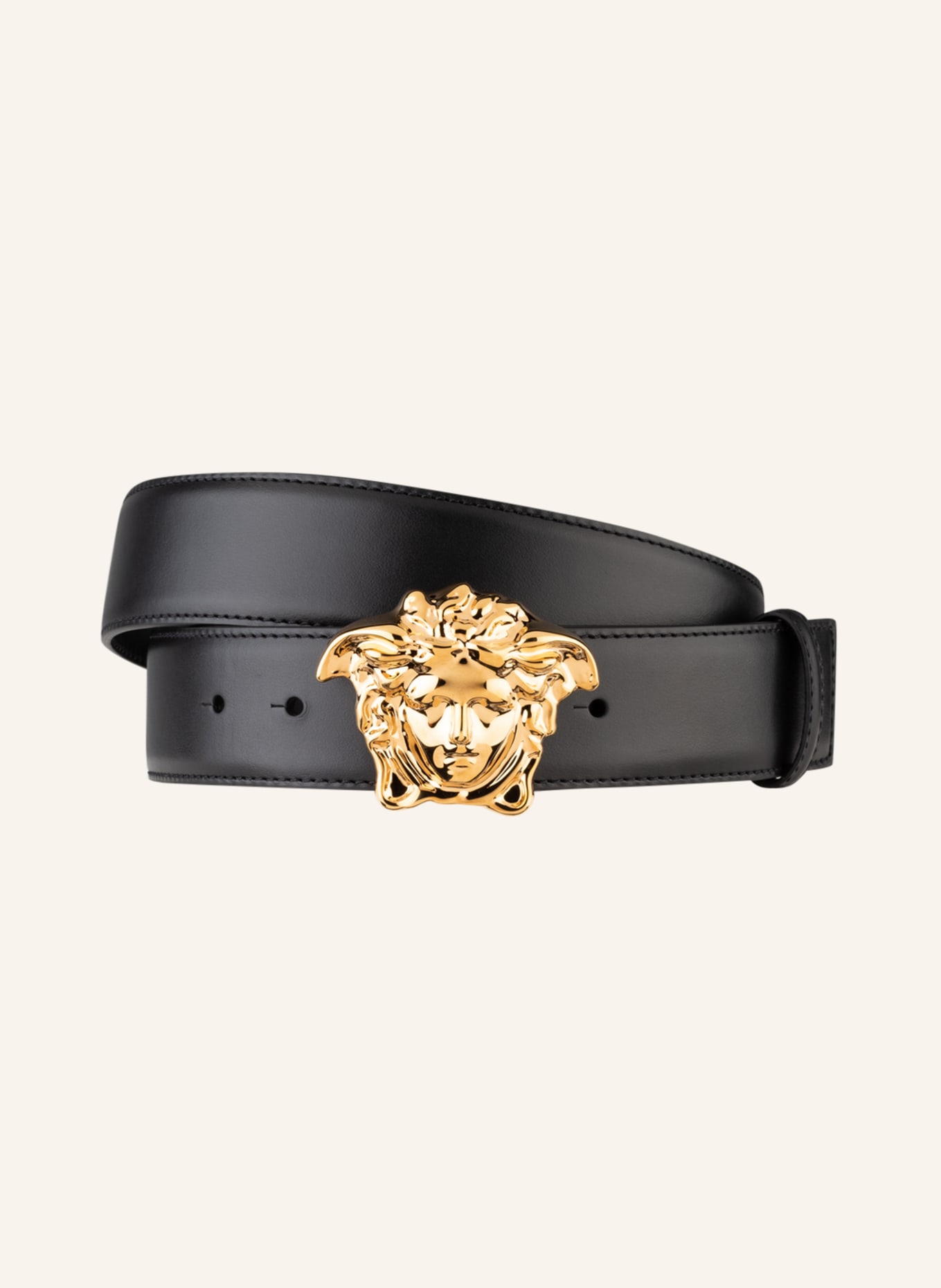 VERSACE Leather belt , Color: BLACK (Image 1)