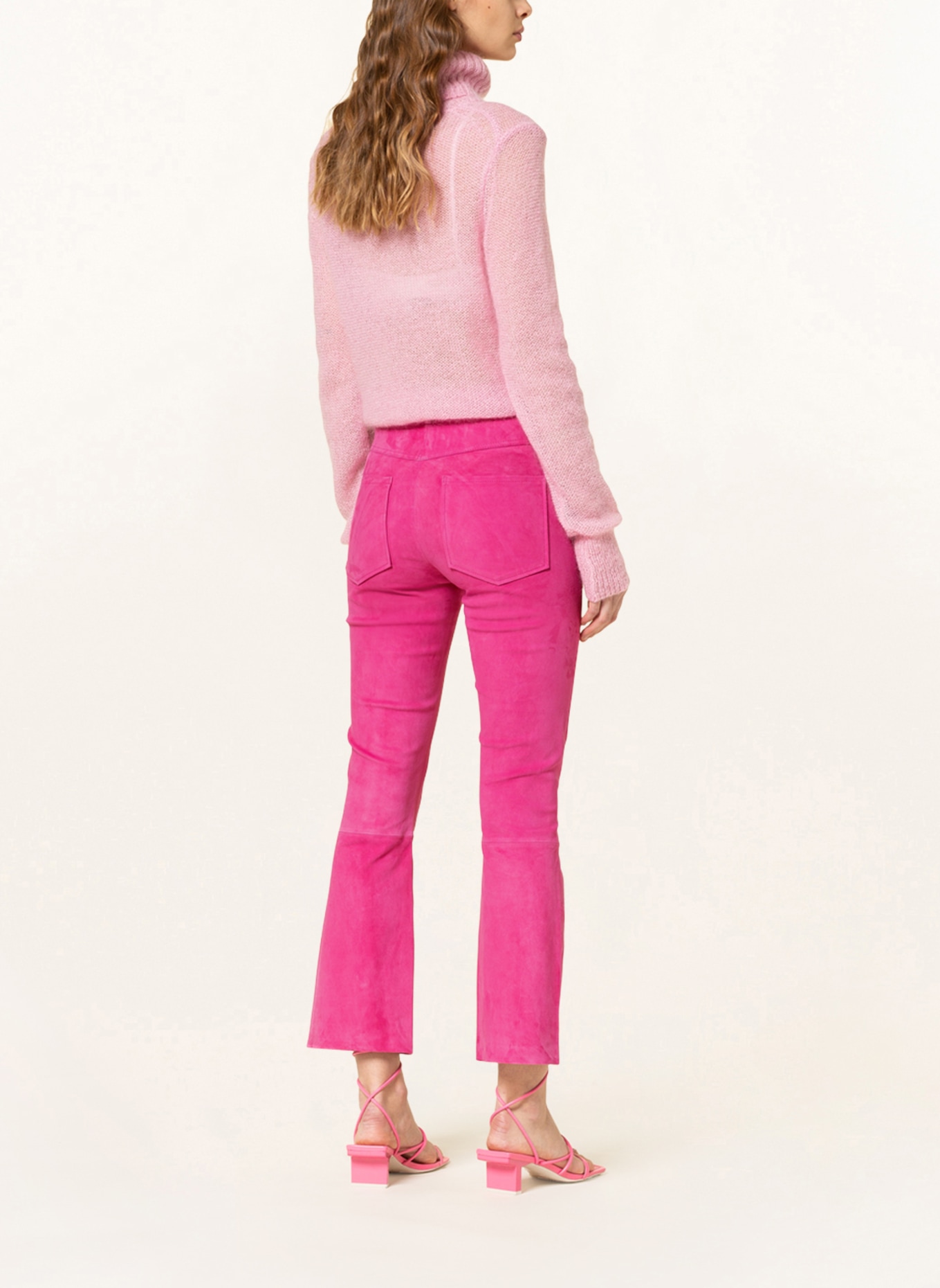 lilienfels Leather trousers, Color: PINK (Image 3)