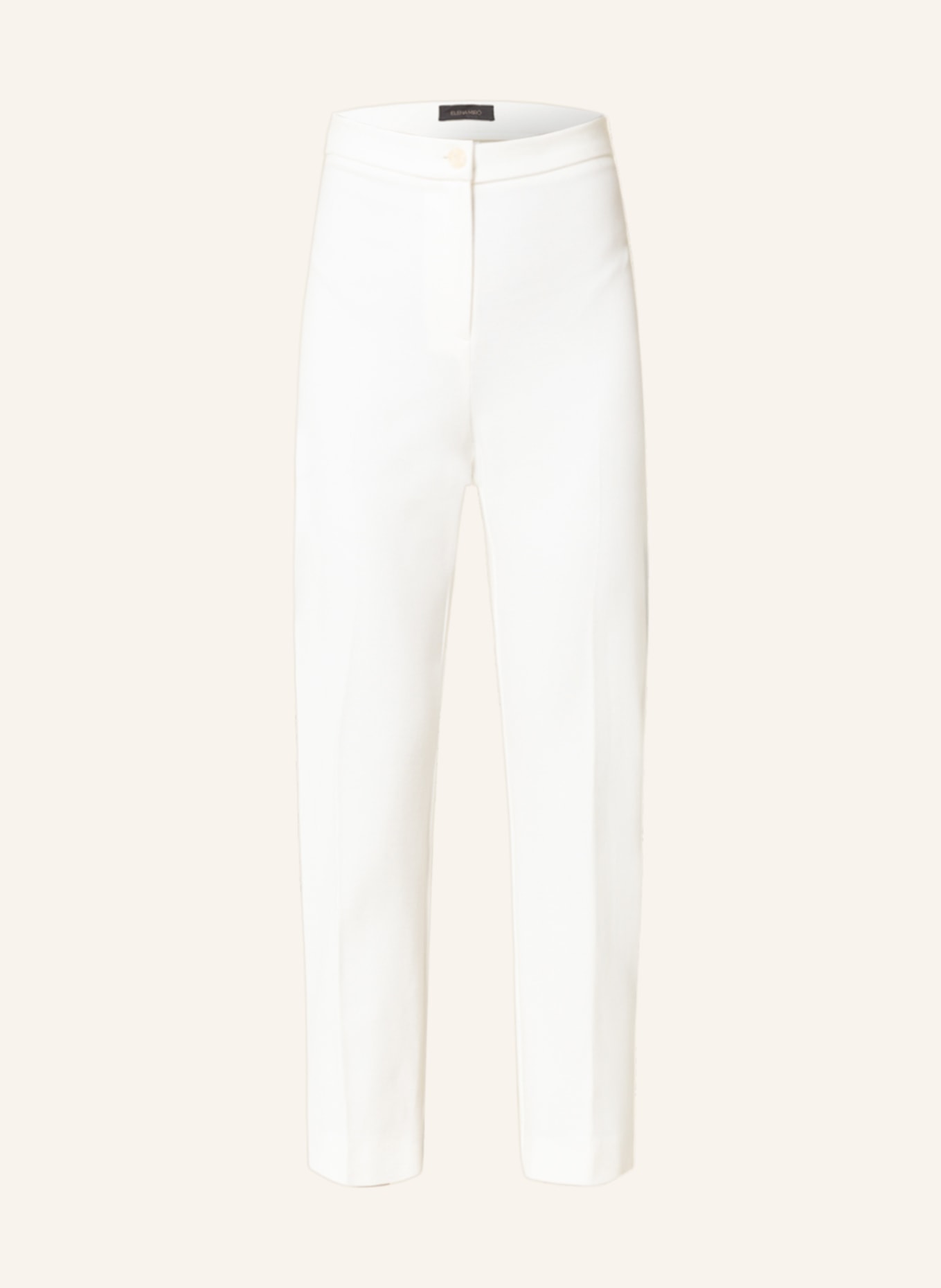 ELENA MIRO 7/8 jersey pants , Color: WHITE(Image null)