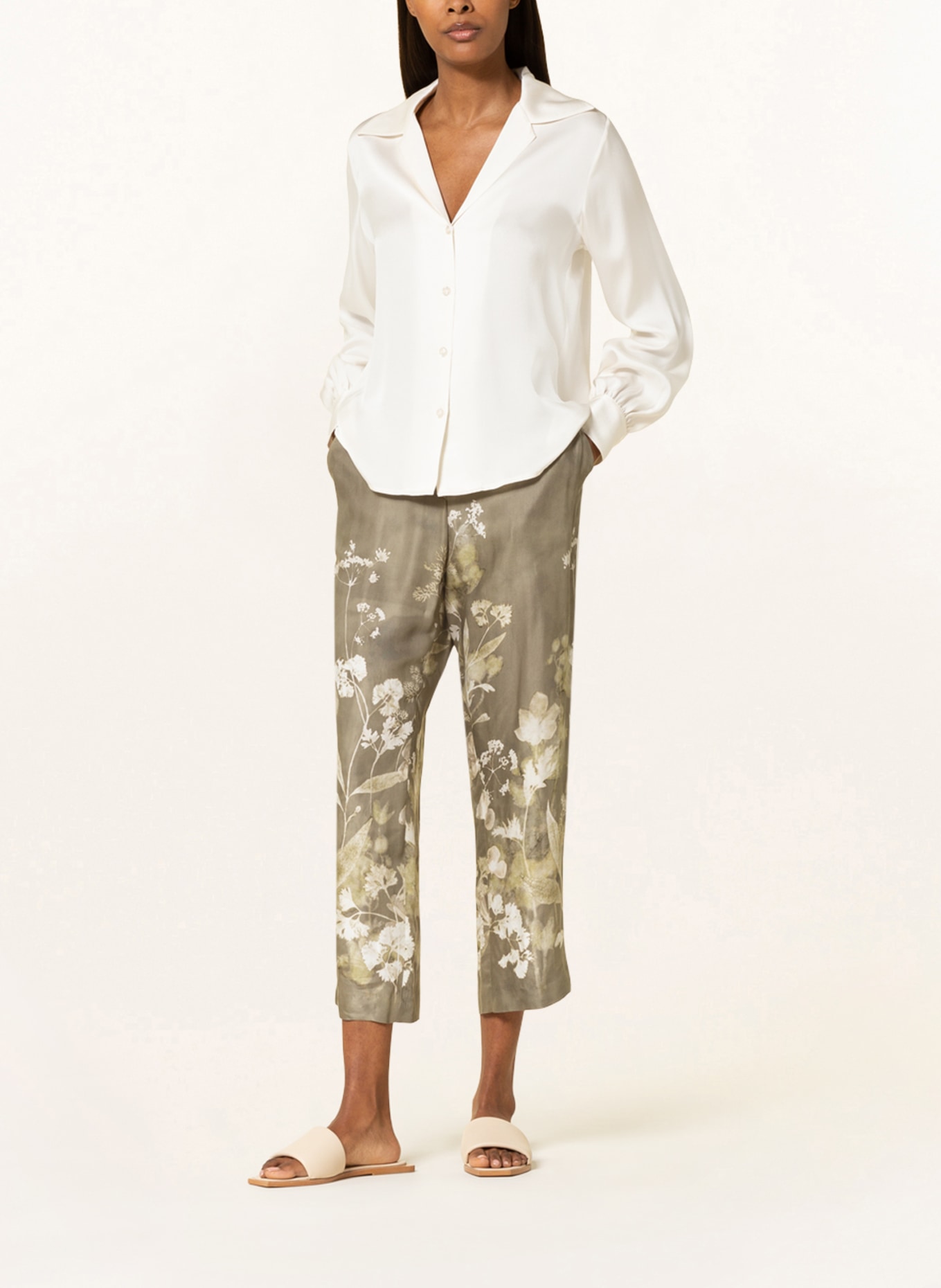 ELENA MIRO Culottes: LIGHT GREEN