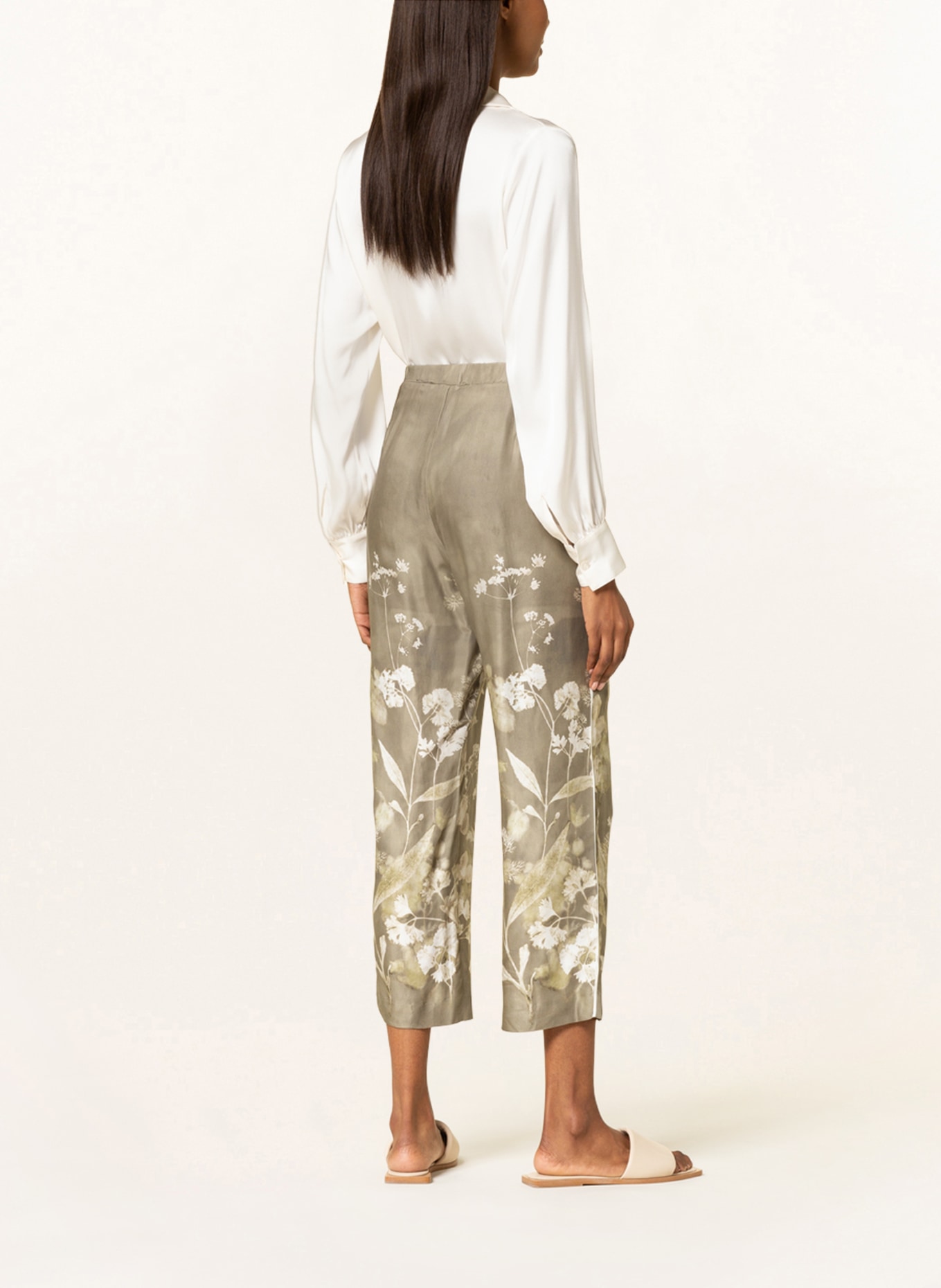 ELENA MIRO Culottes: LIGHT GREEN